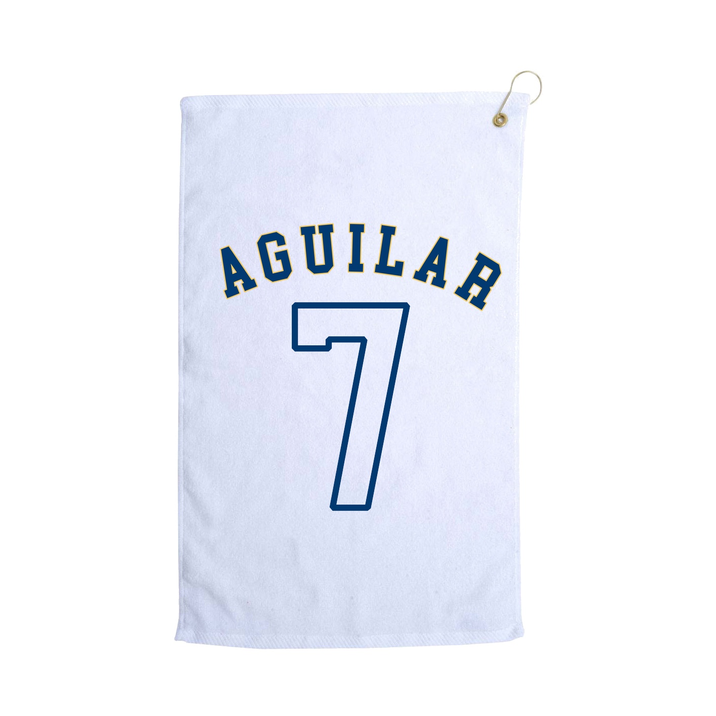 Golf Towel — Shirsey Arch in White