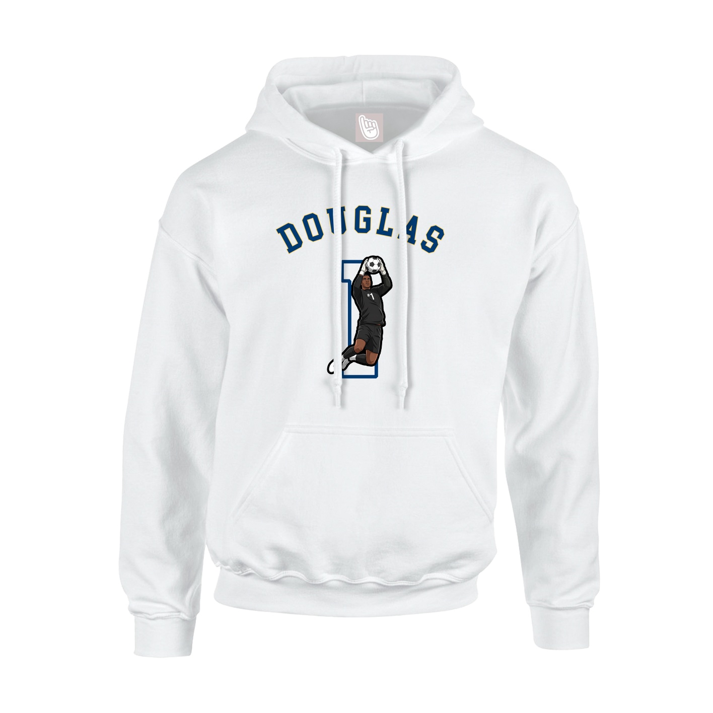 Hoodie — Shirsey Arch in White