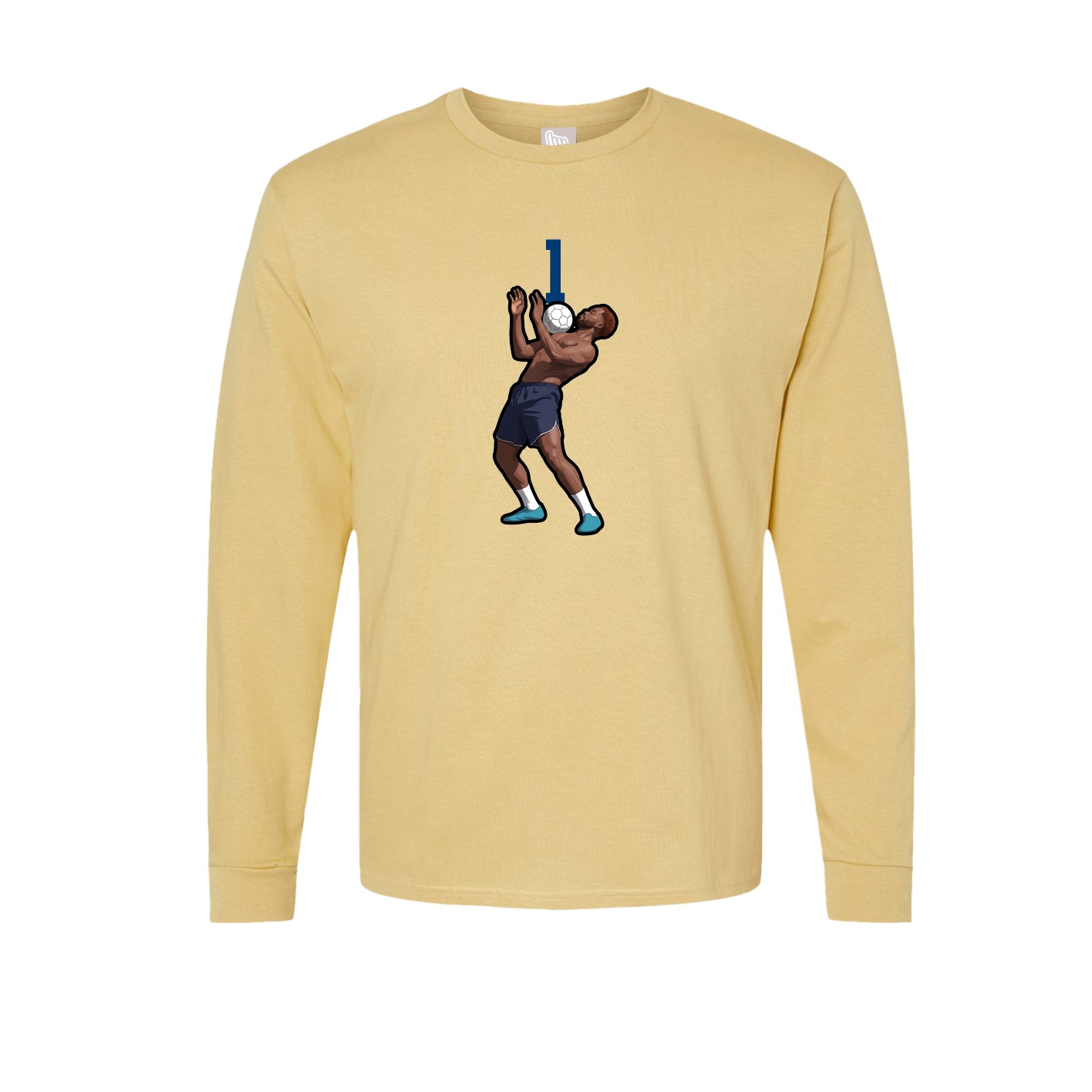 Long Sleeve Tee — Number Top in Vegas Gold