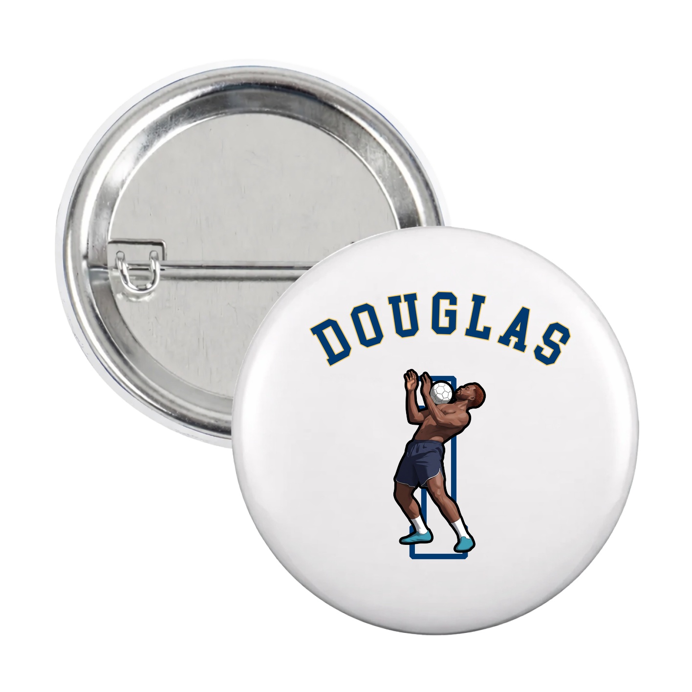 Game Day Button — Shirsey Arch in White