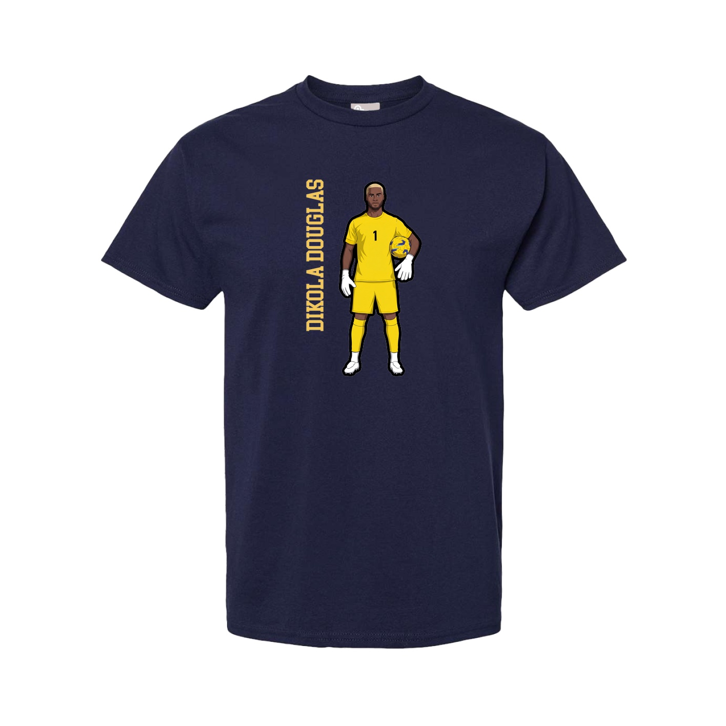 Youth Tee — Name Vertical in Navy