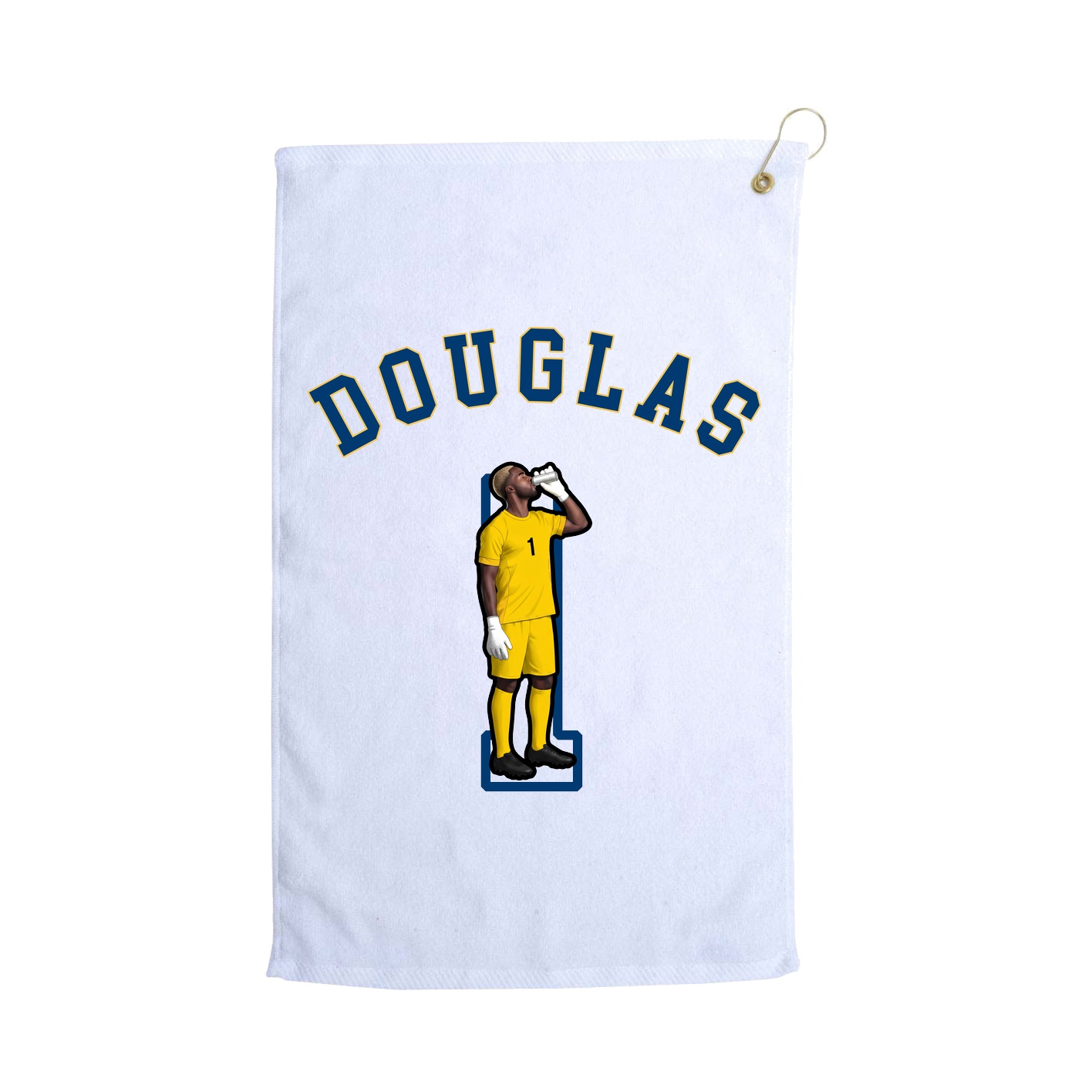 Golf Towel — Shirsey Arch in White