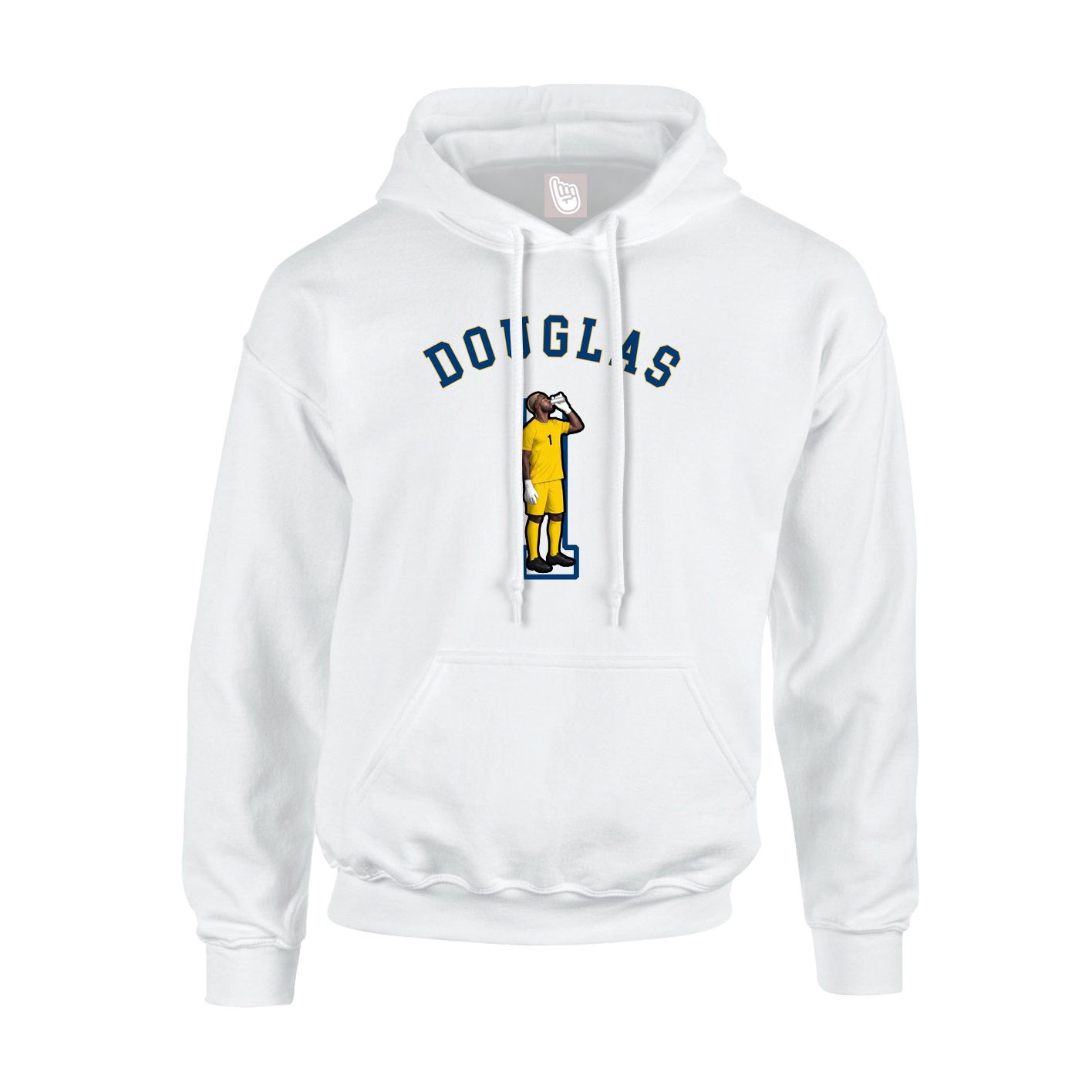 Youth Hoodie — Shirsey Arch in White