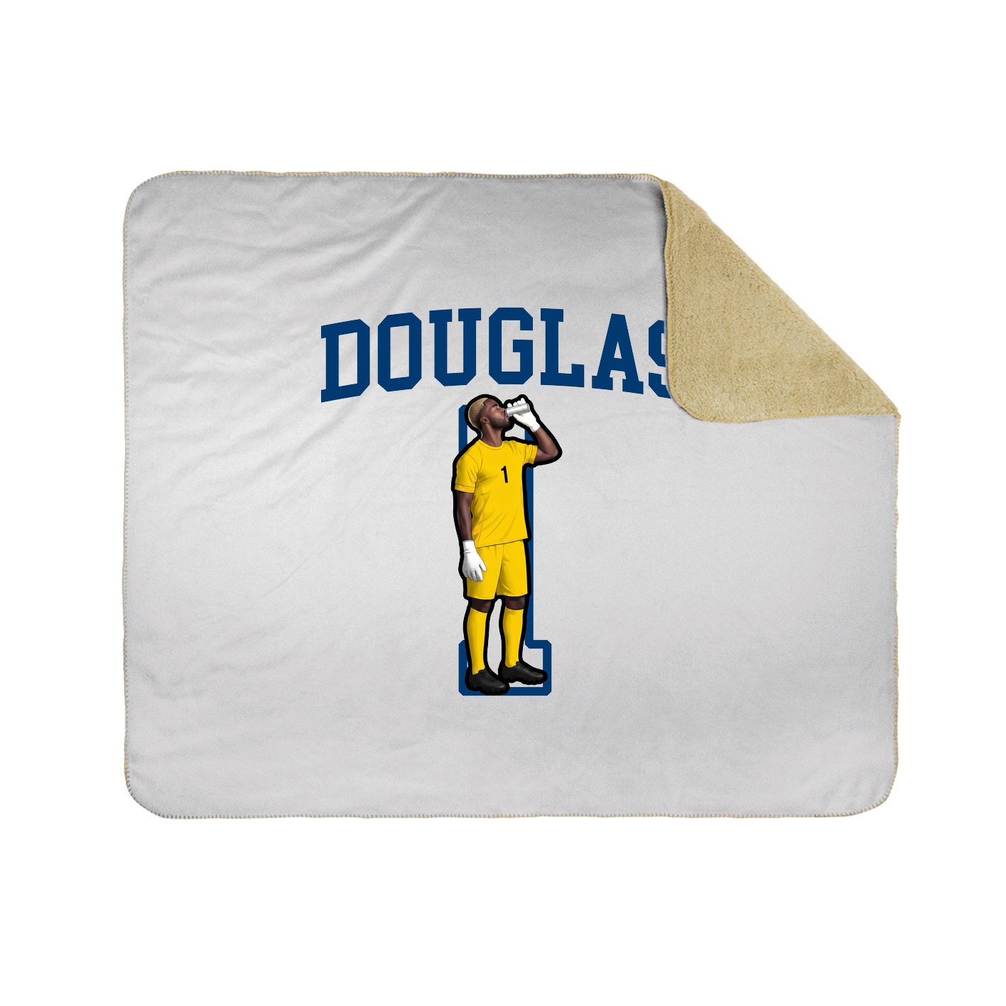 50x60 Sherpa Lined Throw Blanket