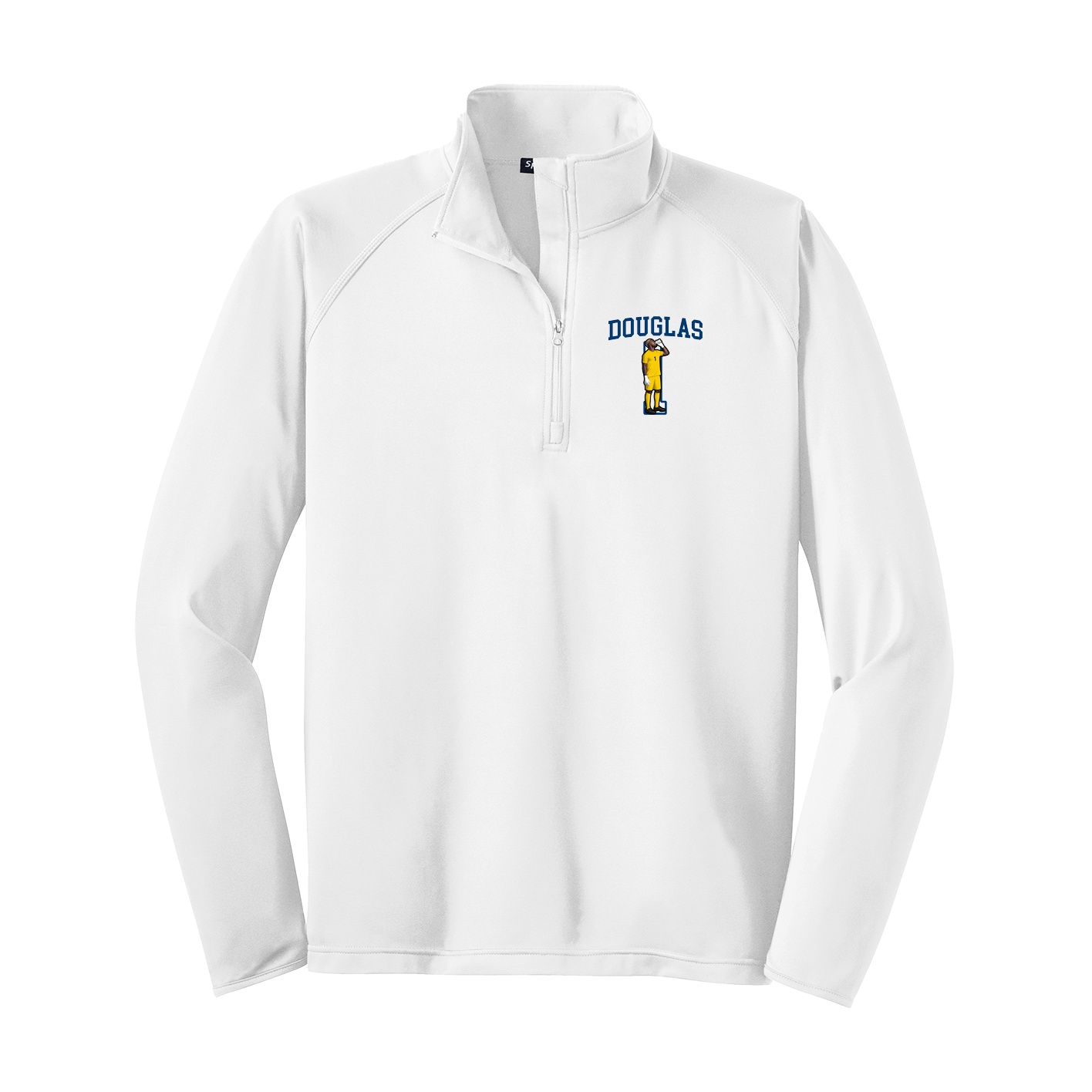 Q-Zip Pullover — Shirsey in White