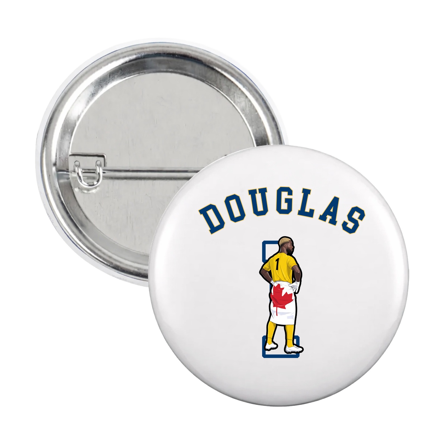Game Day Button — Shirsey Arch in White