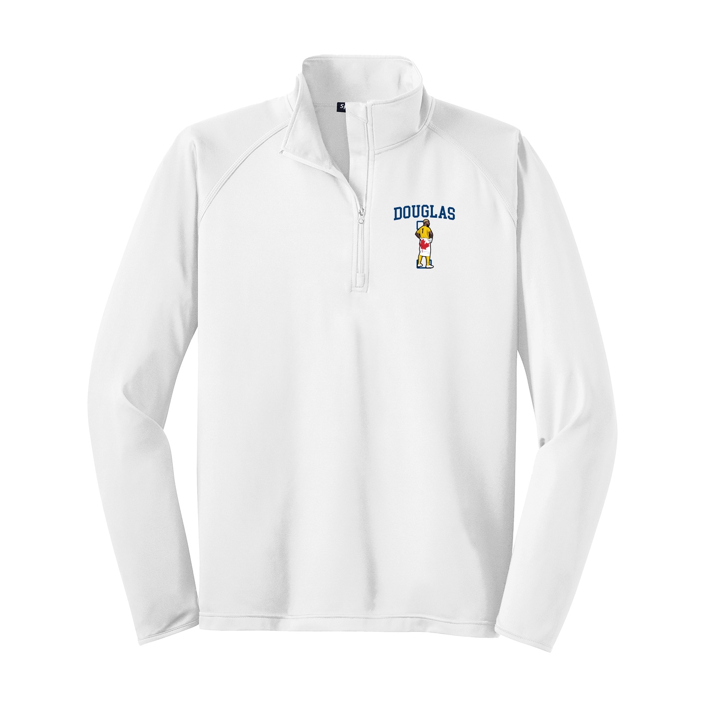 Q-Zip Pullover — Shirsey in White
