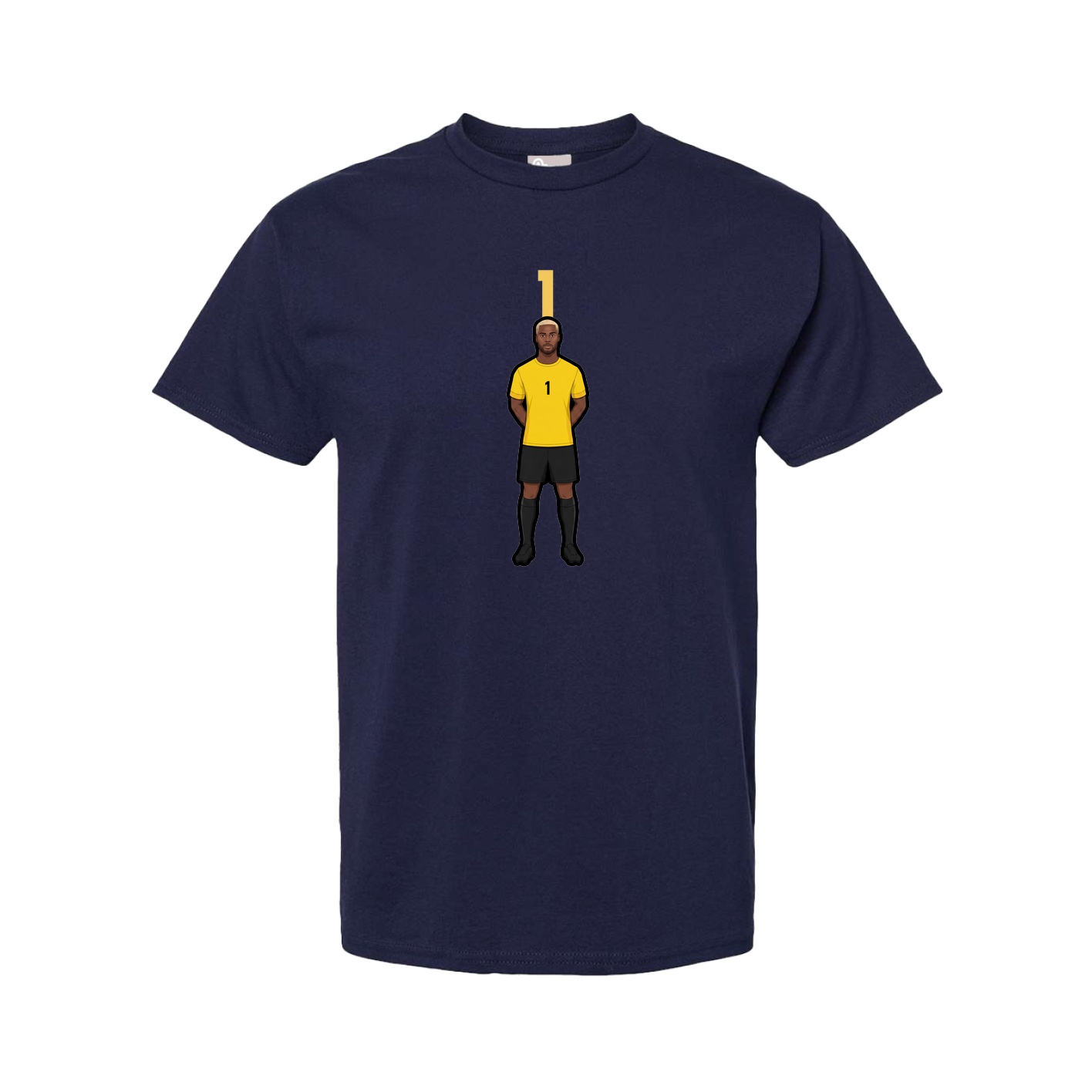 Tee — Number Top in Navy