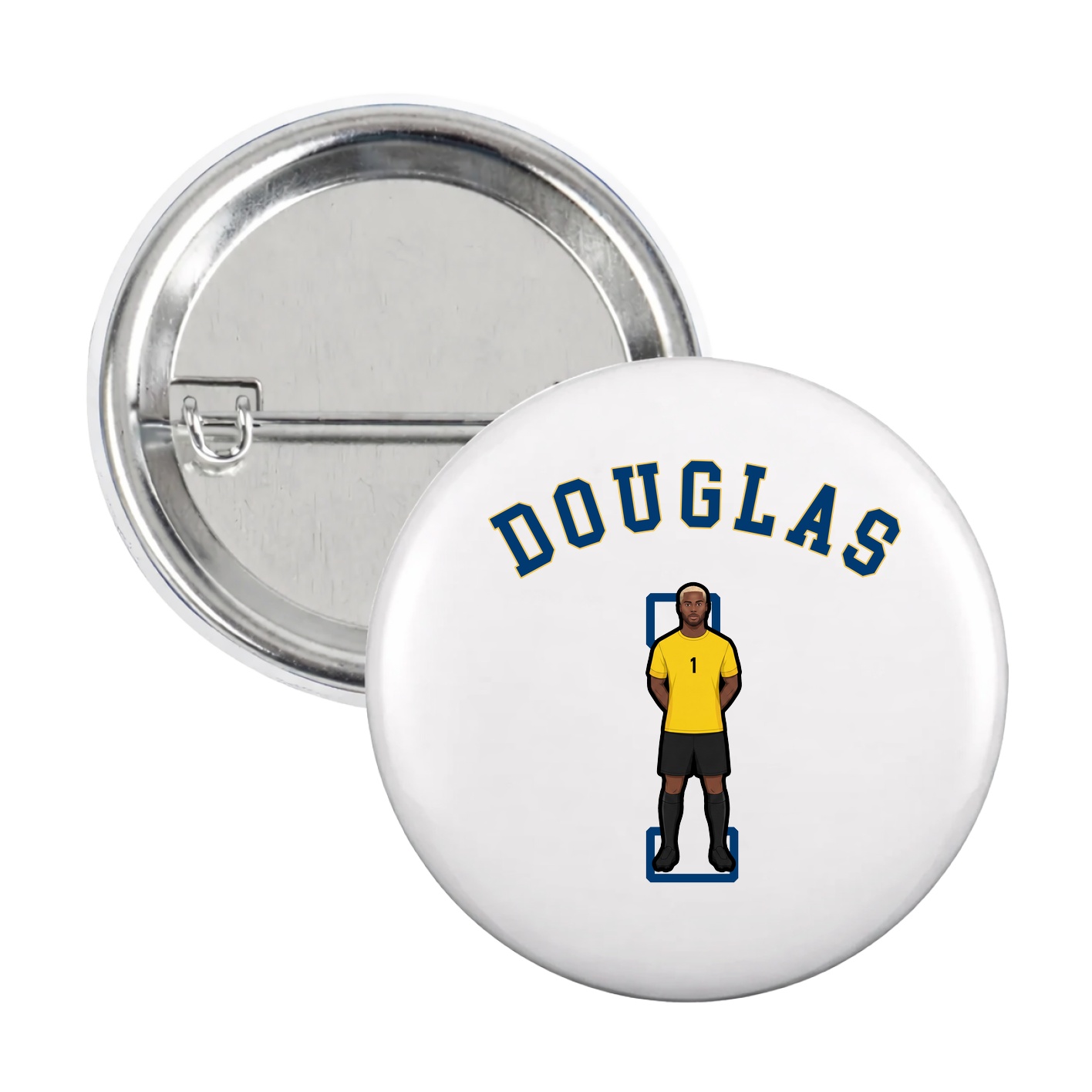 Game Day Button — Shirsey Arch in White