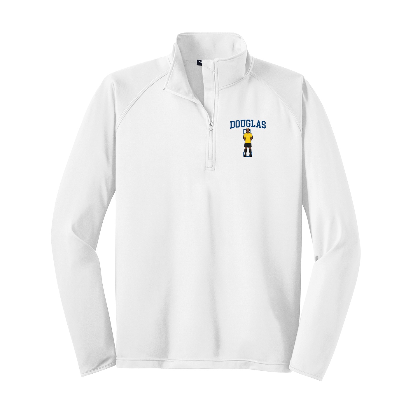 Q-Zip Pullover — Shirsey in White