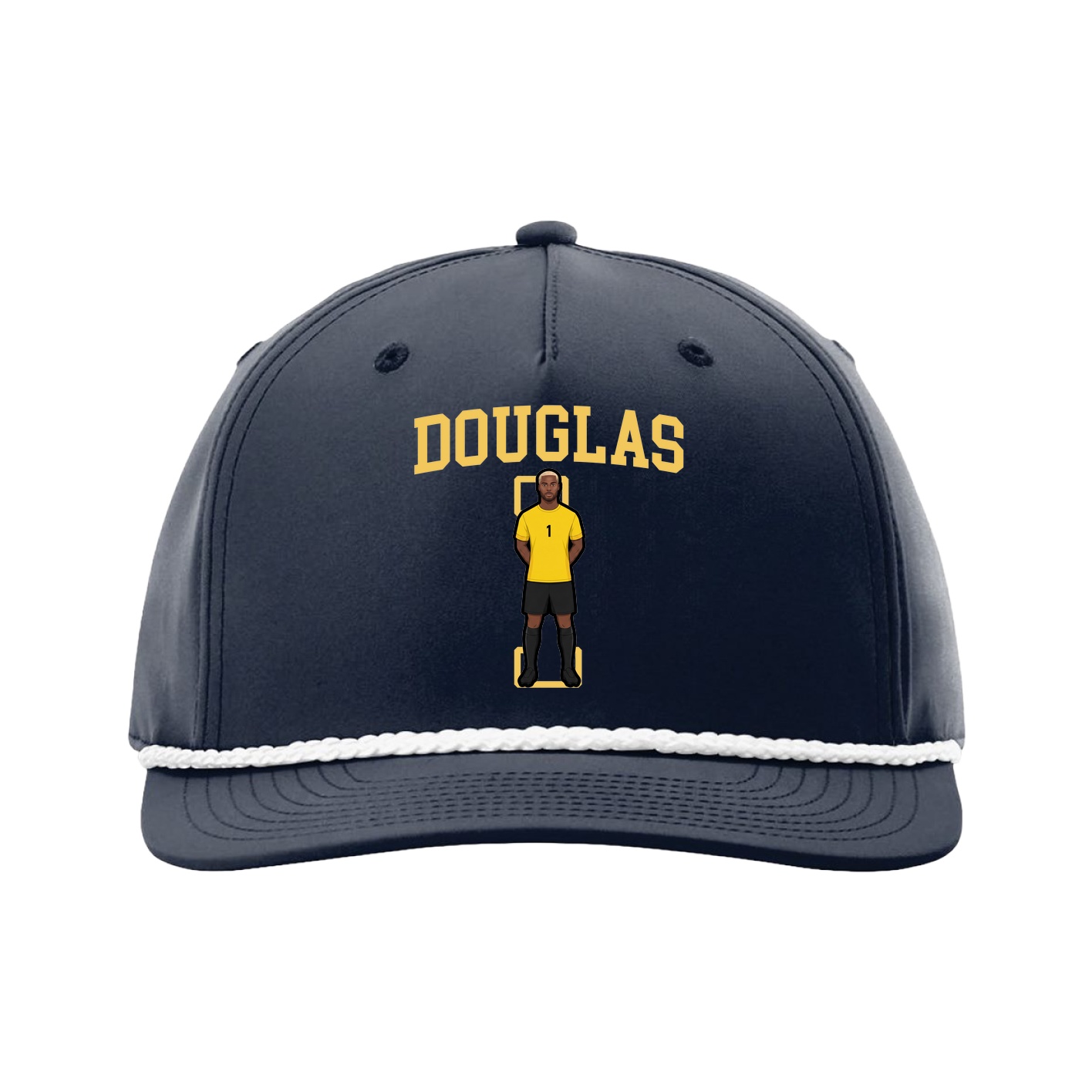Five-Panel Classic Rope Cap — Shirsey in Navy