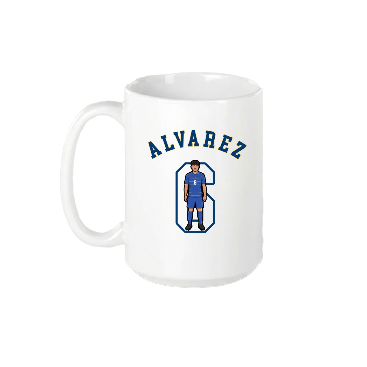 15oz Coffee Mug — Shirsey Arch in White