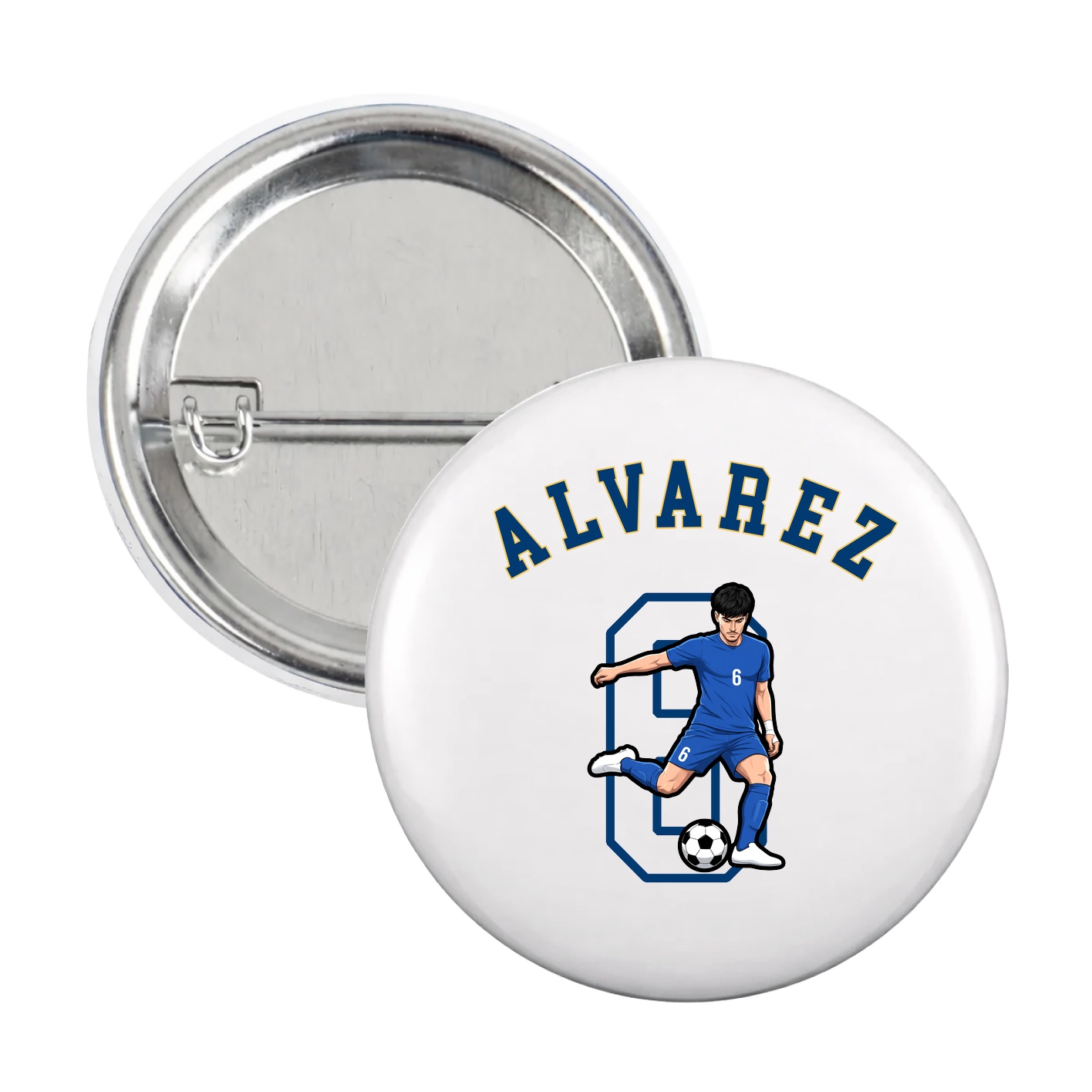 Game Day Button — Shirsey Arch in White