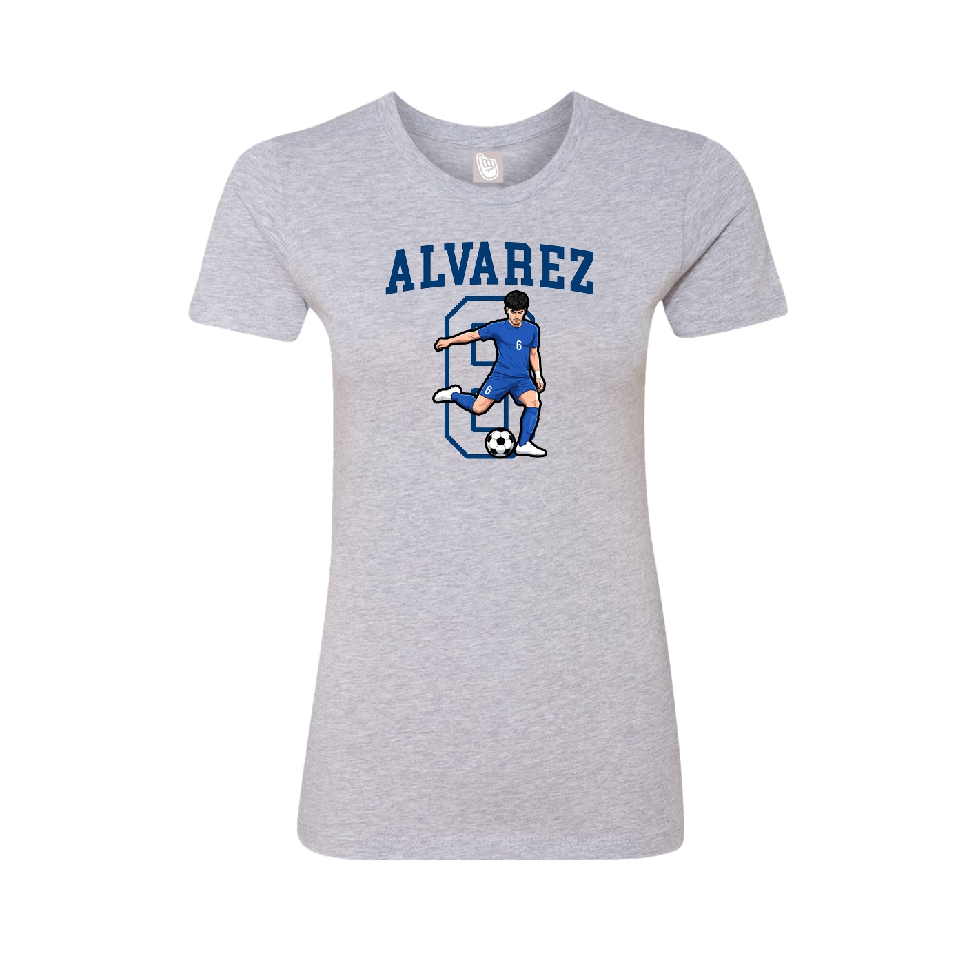 Fitted Women's Tee — Shirsey in Grey
