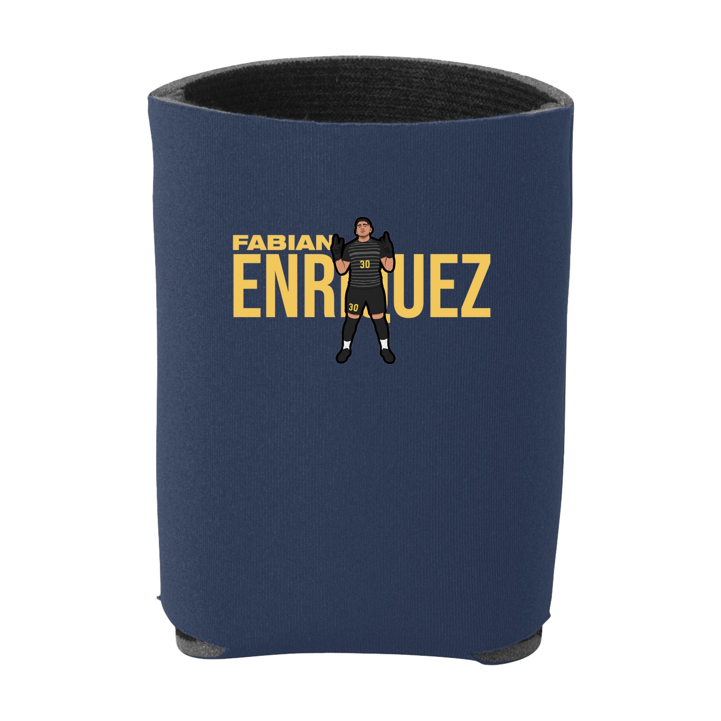 Can Holder — Player Name in Navy