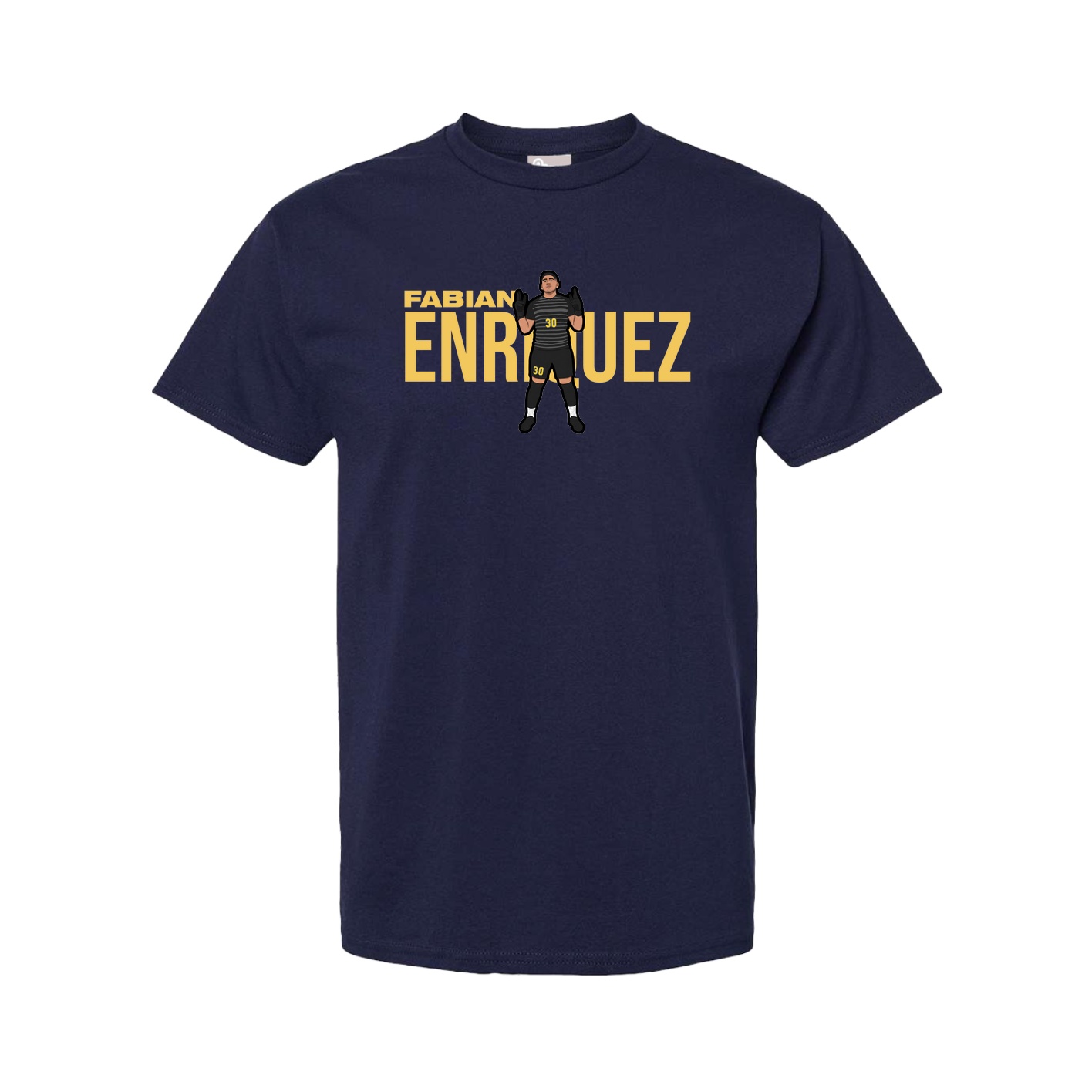 Tee — Player Name in Navy