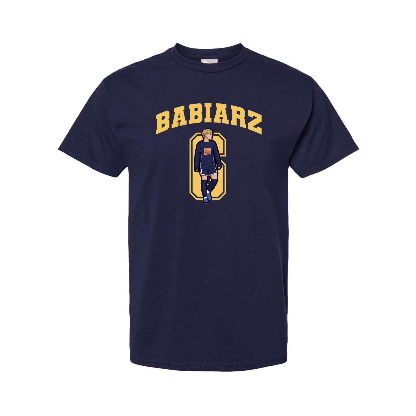 Tee — Number in Navy