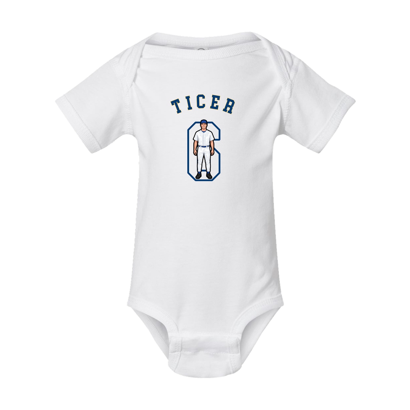 Baby Onesie — Shirsey Arch in White