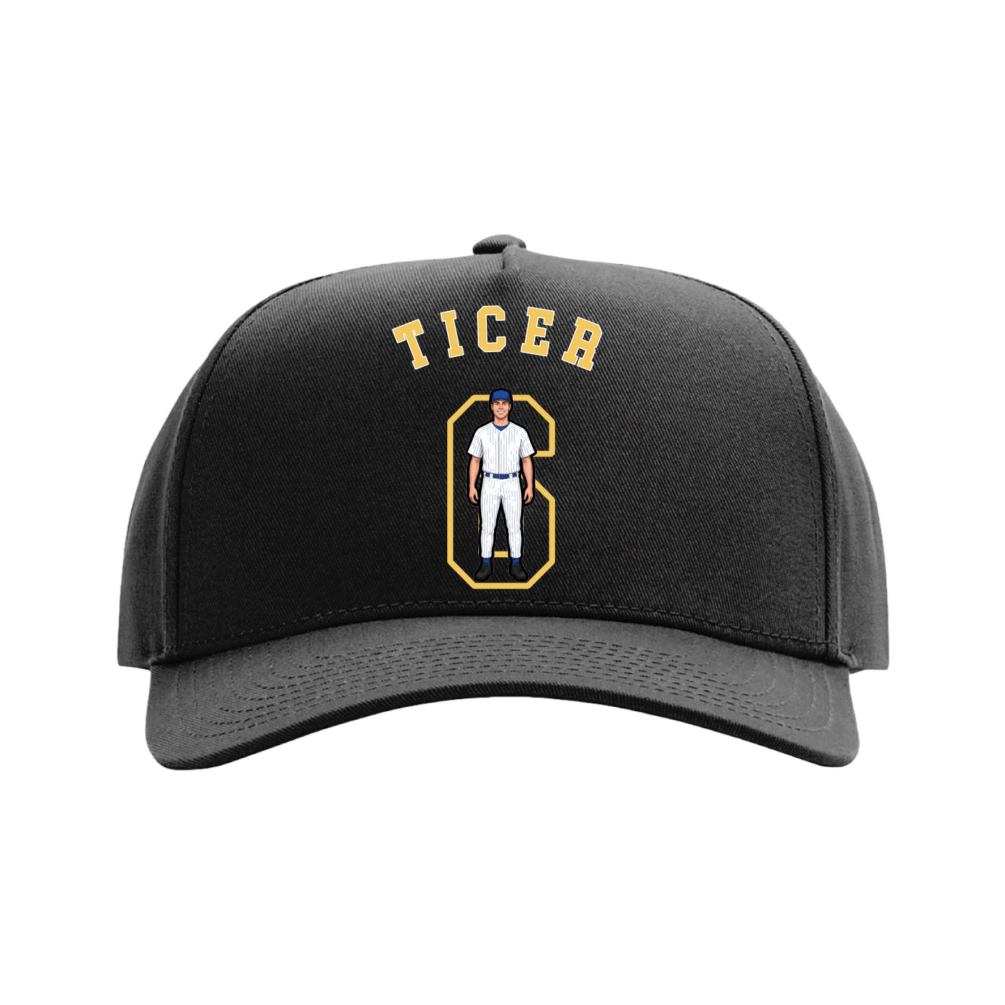 Full Fabric Five-Panel Champ Cap