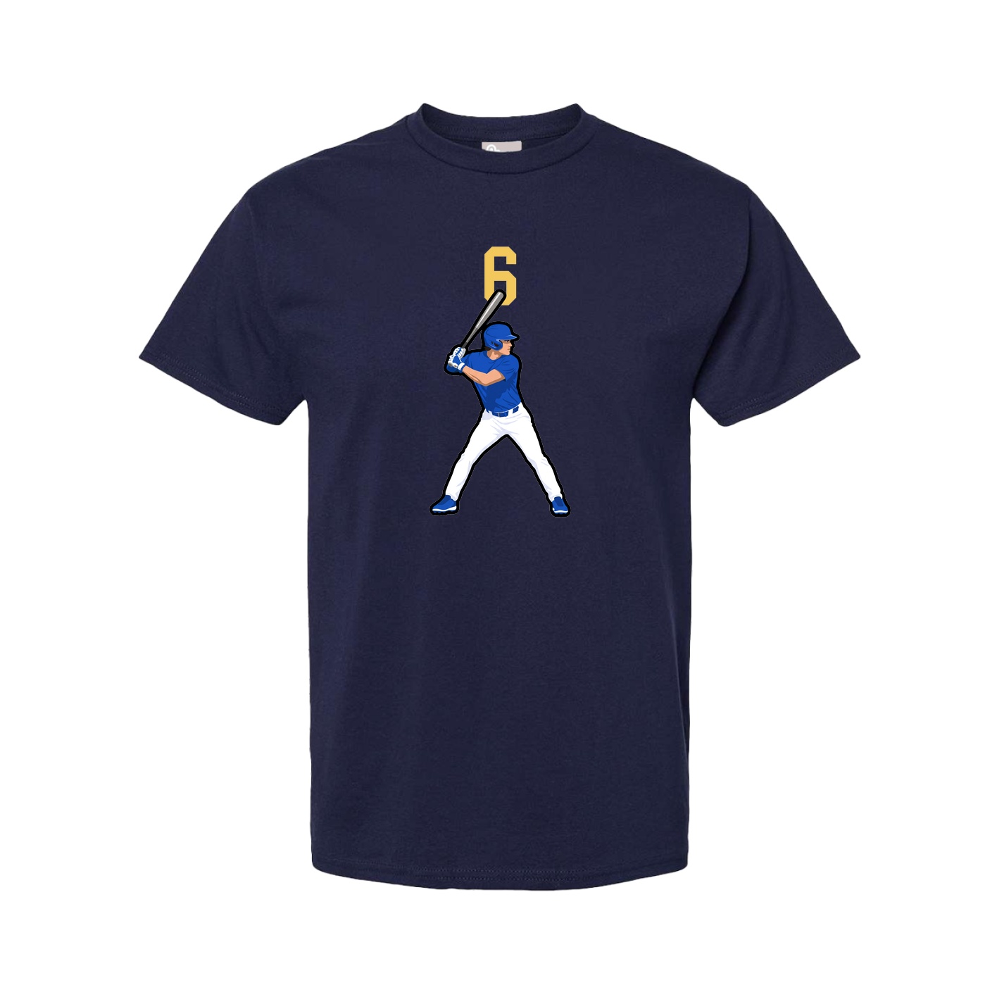 Tee — Number Top in Navy
