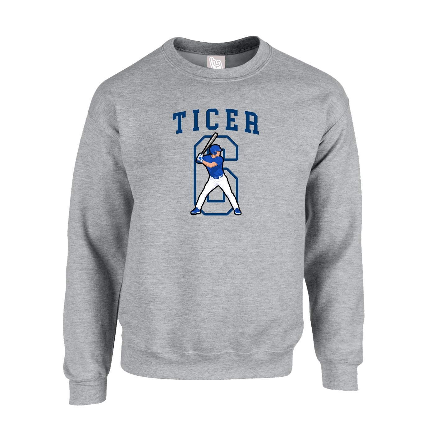 Fleece Crew — Shirsey in Grey