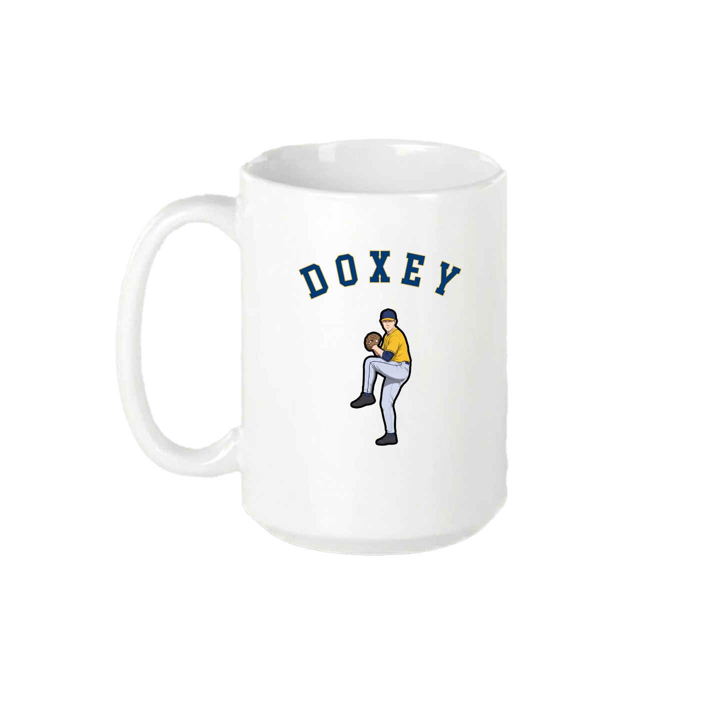 15oz Coffee Mug — Shirsey Arch in White