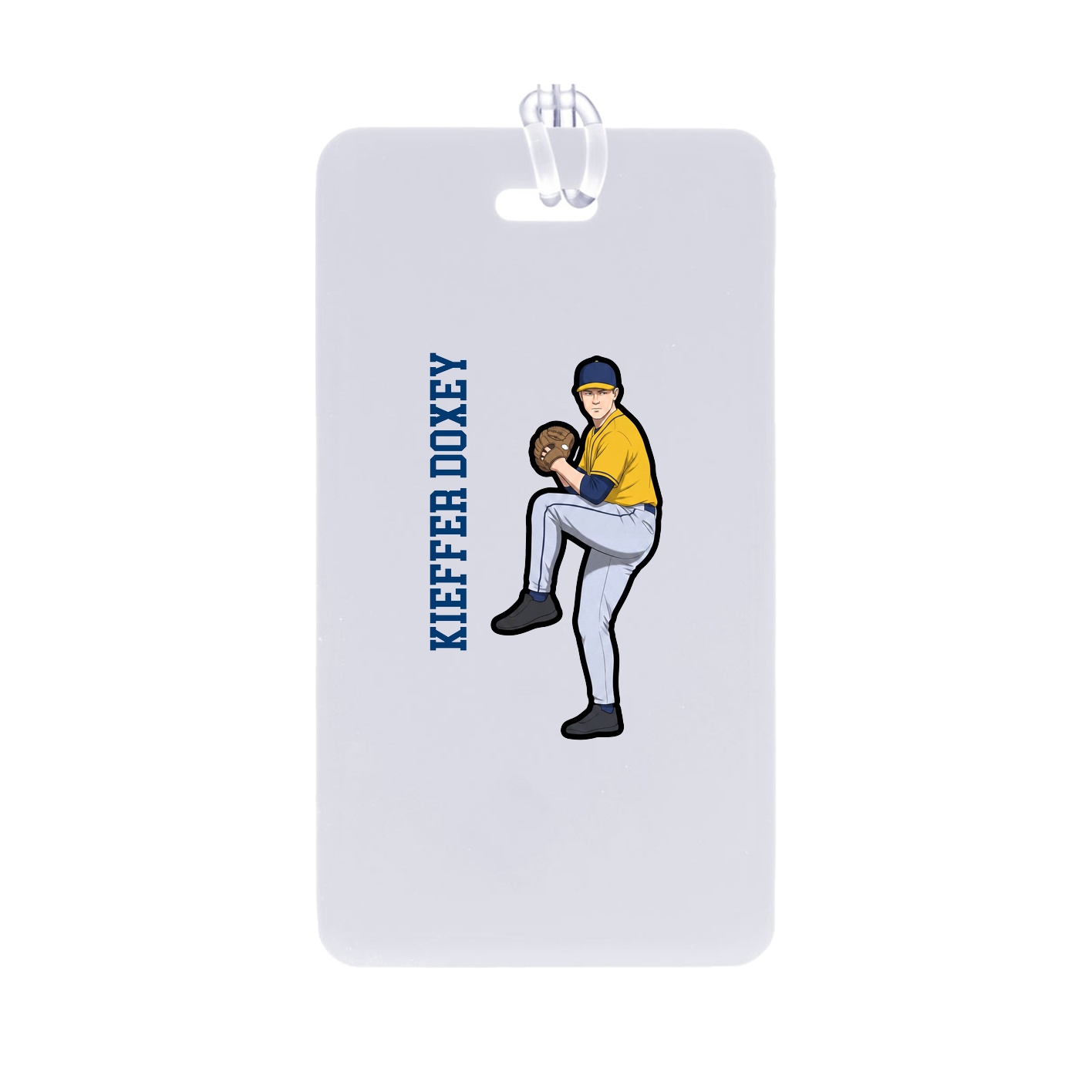 Bag Tag — Name Vertical in Classic