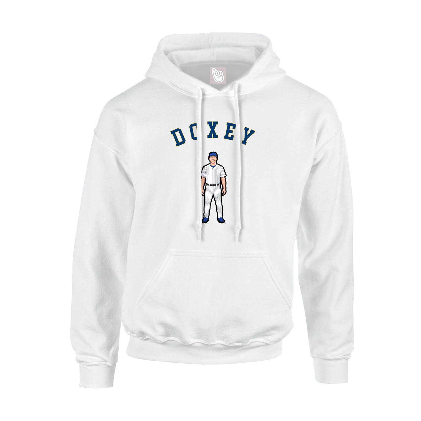 Youth Hoodie — Shirsey Arch in White