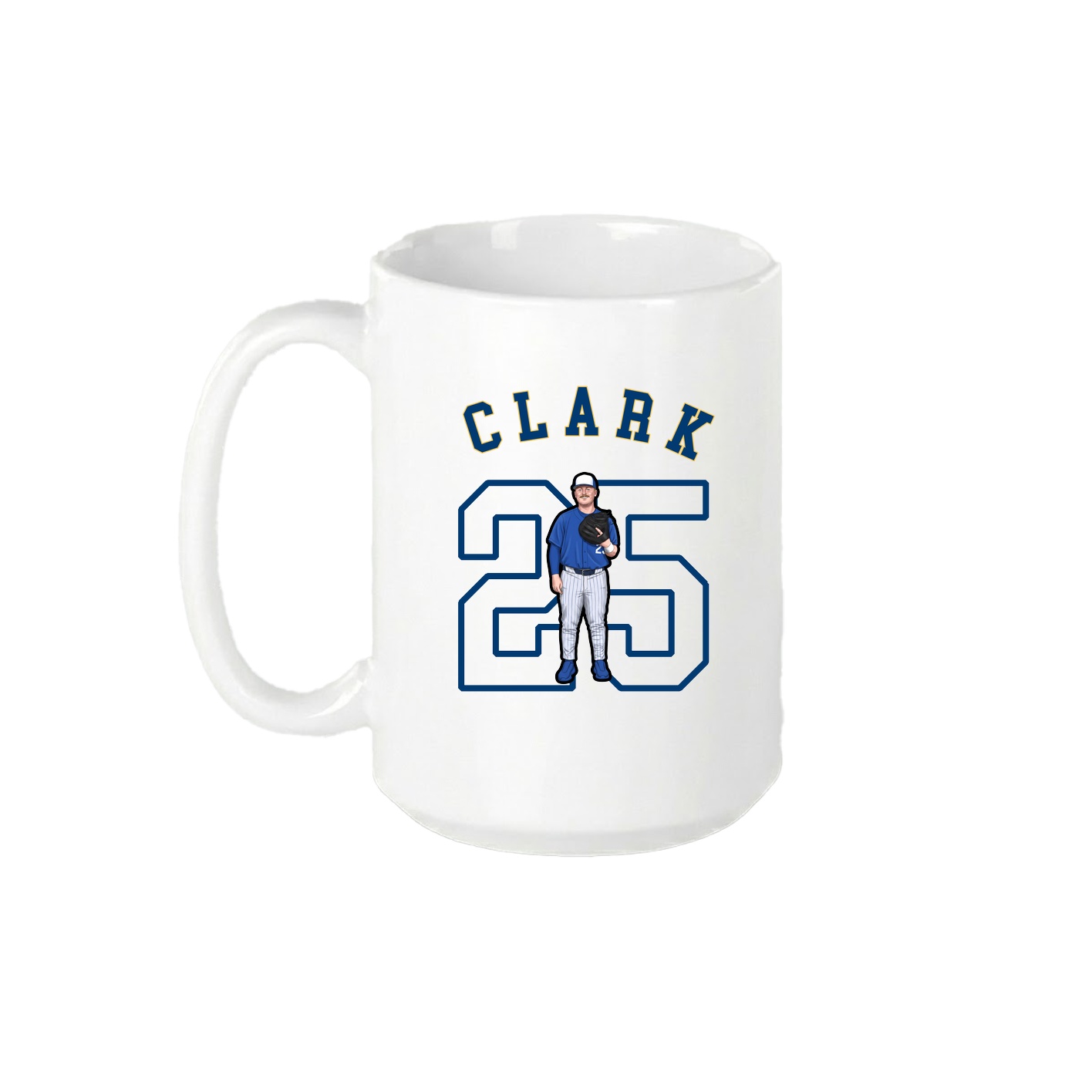 15oz Coffee Mug — Shirsey Arch in White