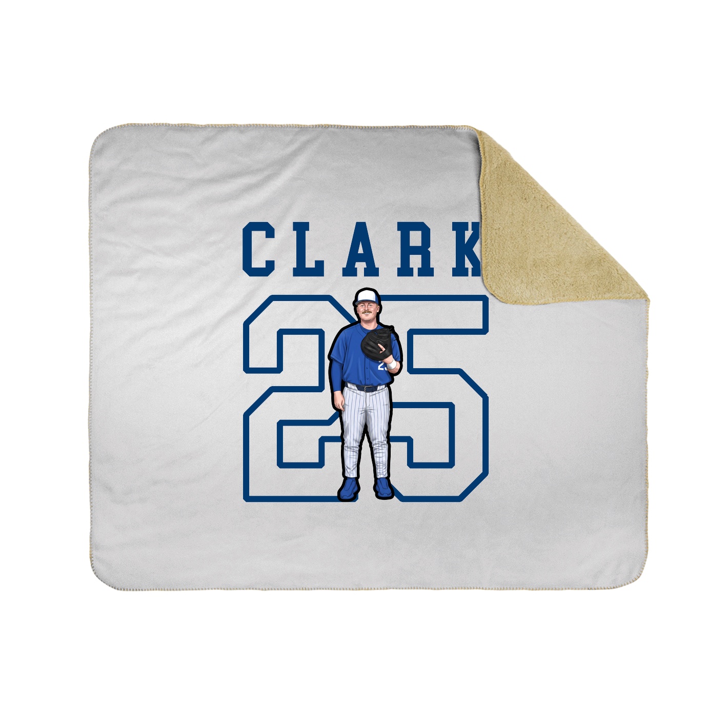 Throw Blanket — Shirsey in White