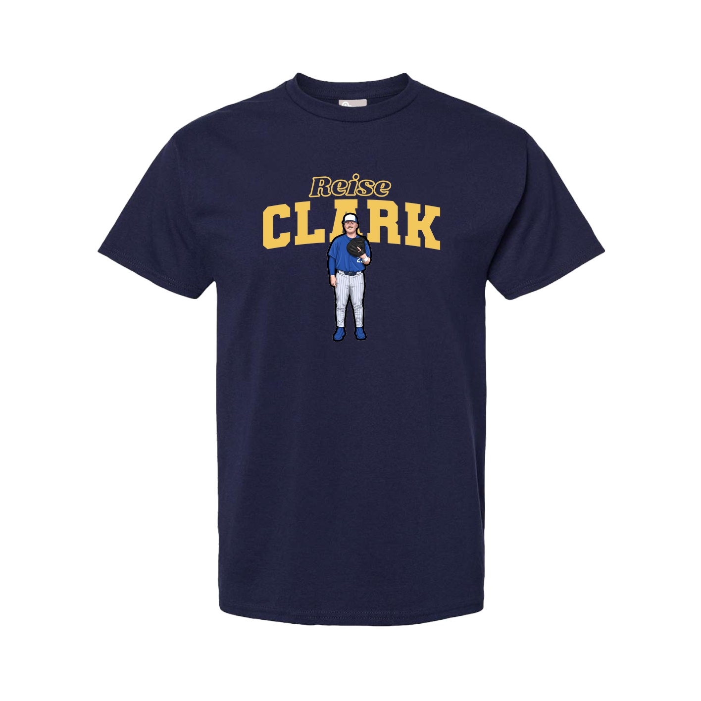 Youth Tee — Name Arch in Navy