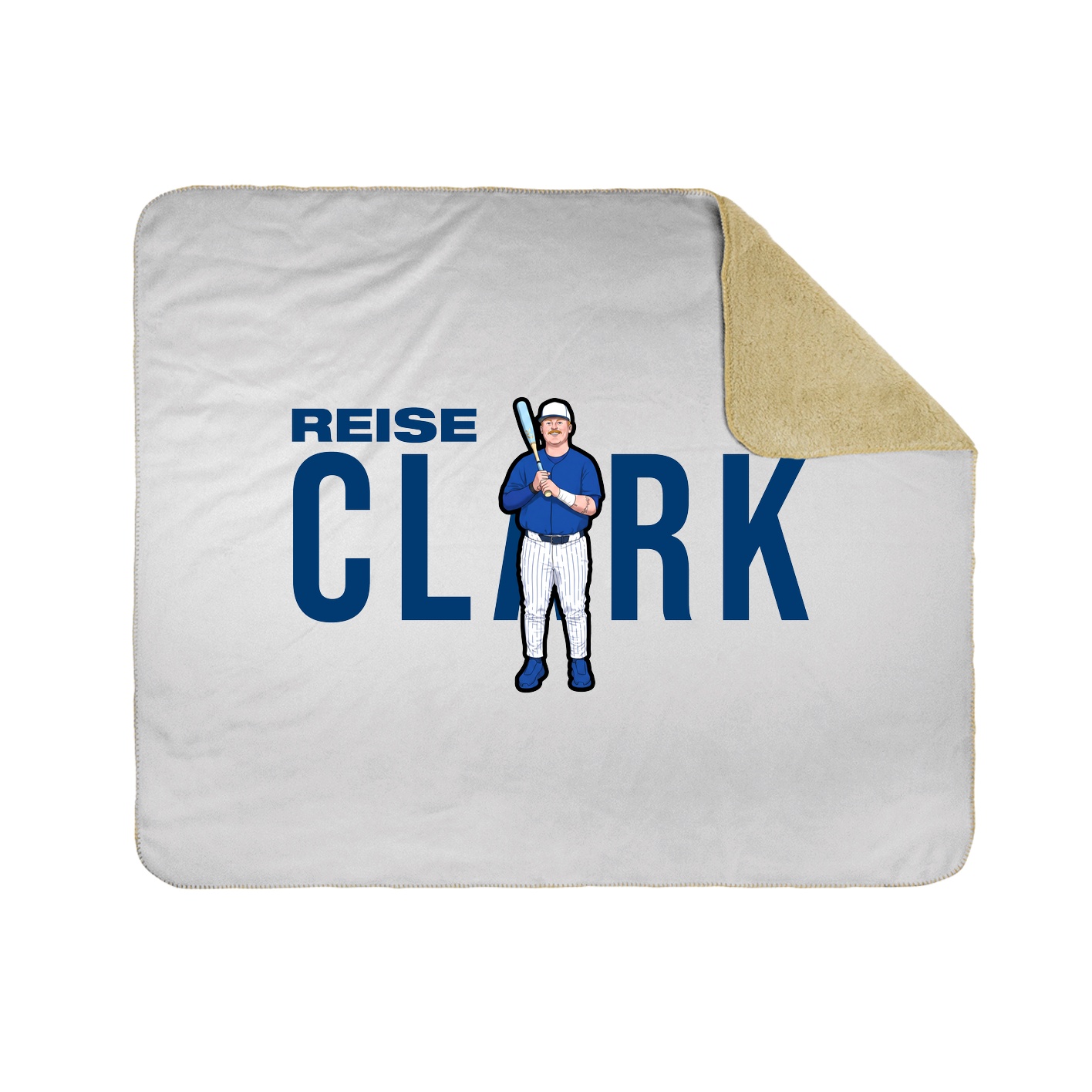 Throw Blanket — Player Name in White