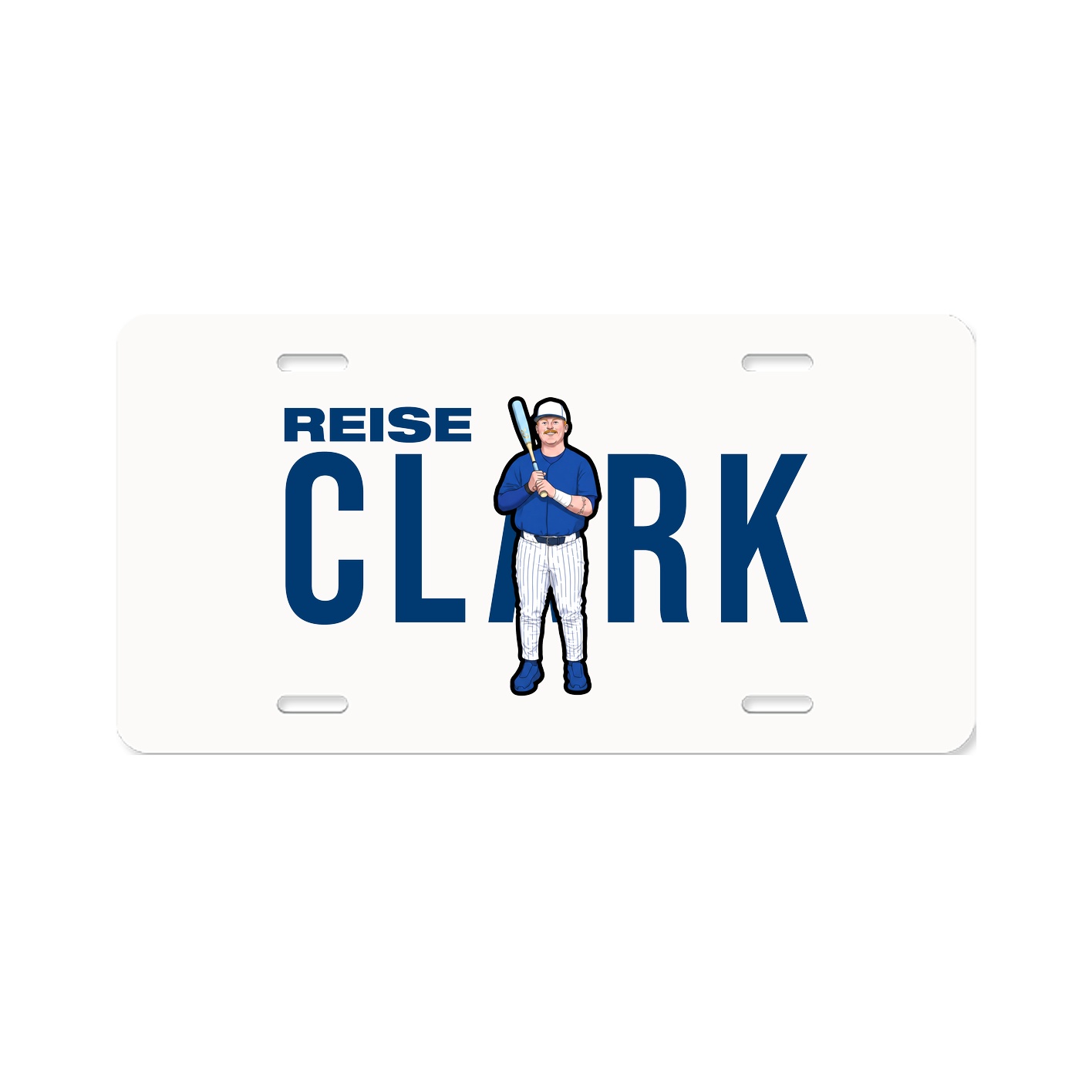 License Plate — Player Name in Classic