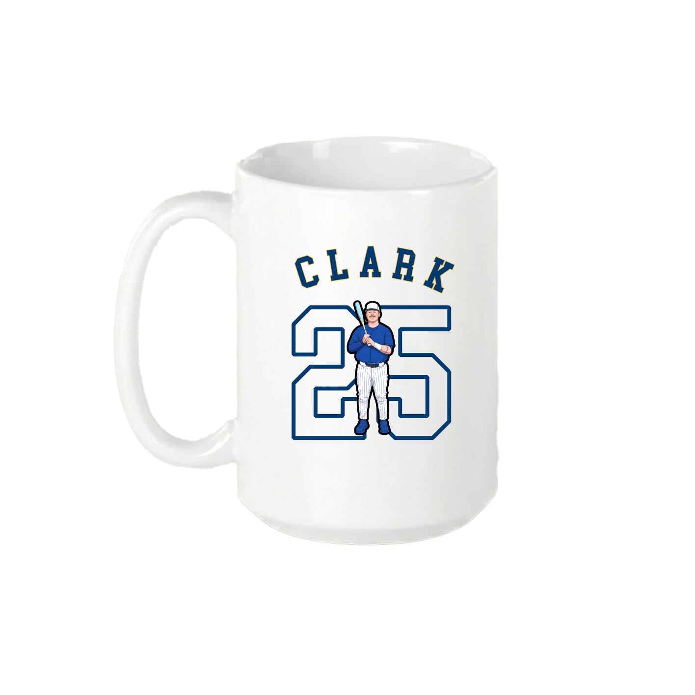 15oz Coffee Mug — Shirsey Arch in White