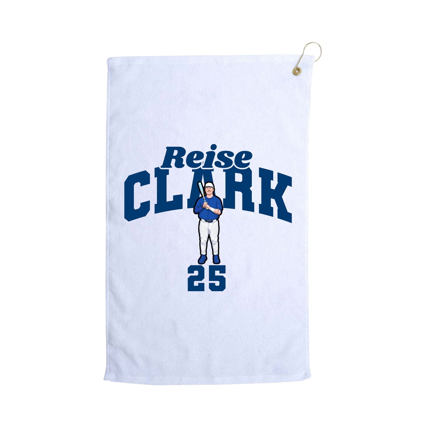 Golf Towel — Signature Arch in White