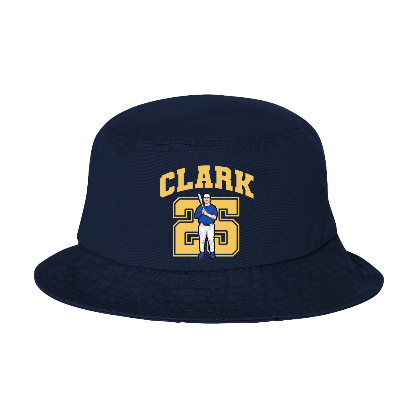 Bucket Cap — Number in Navy