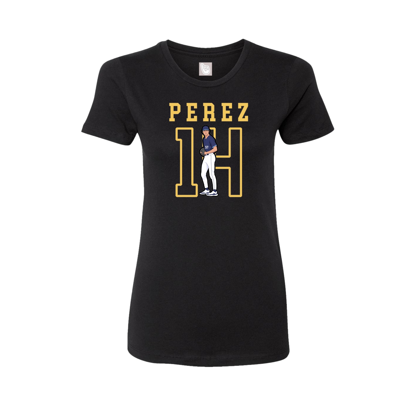 Fitted Women's Tee — Shirsey in Black