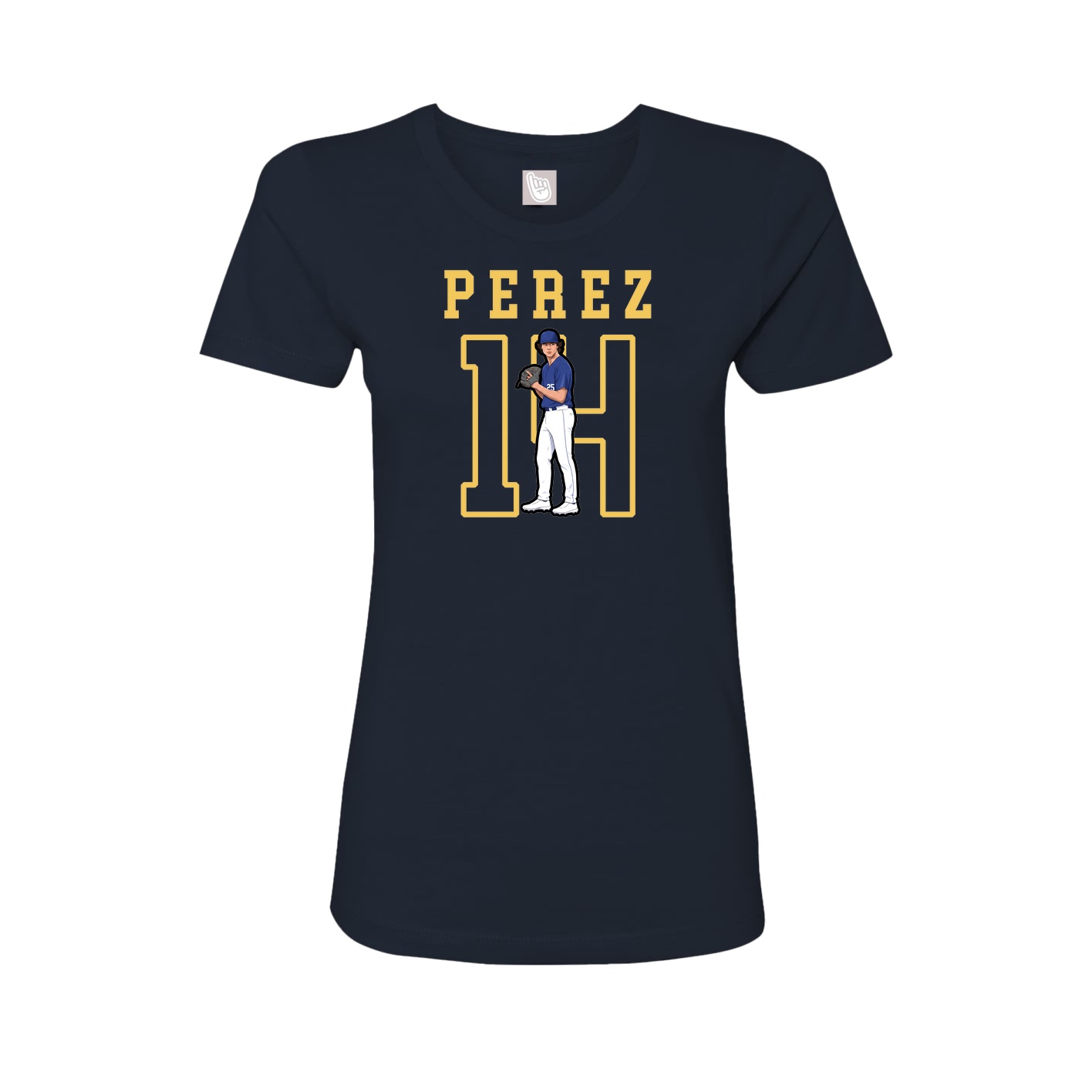 Fitted Women's Tee — Shirsey in Navy