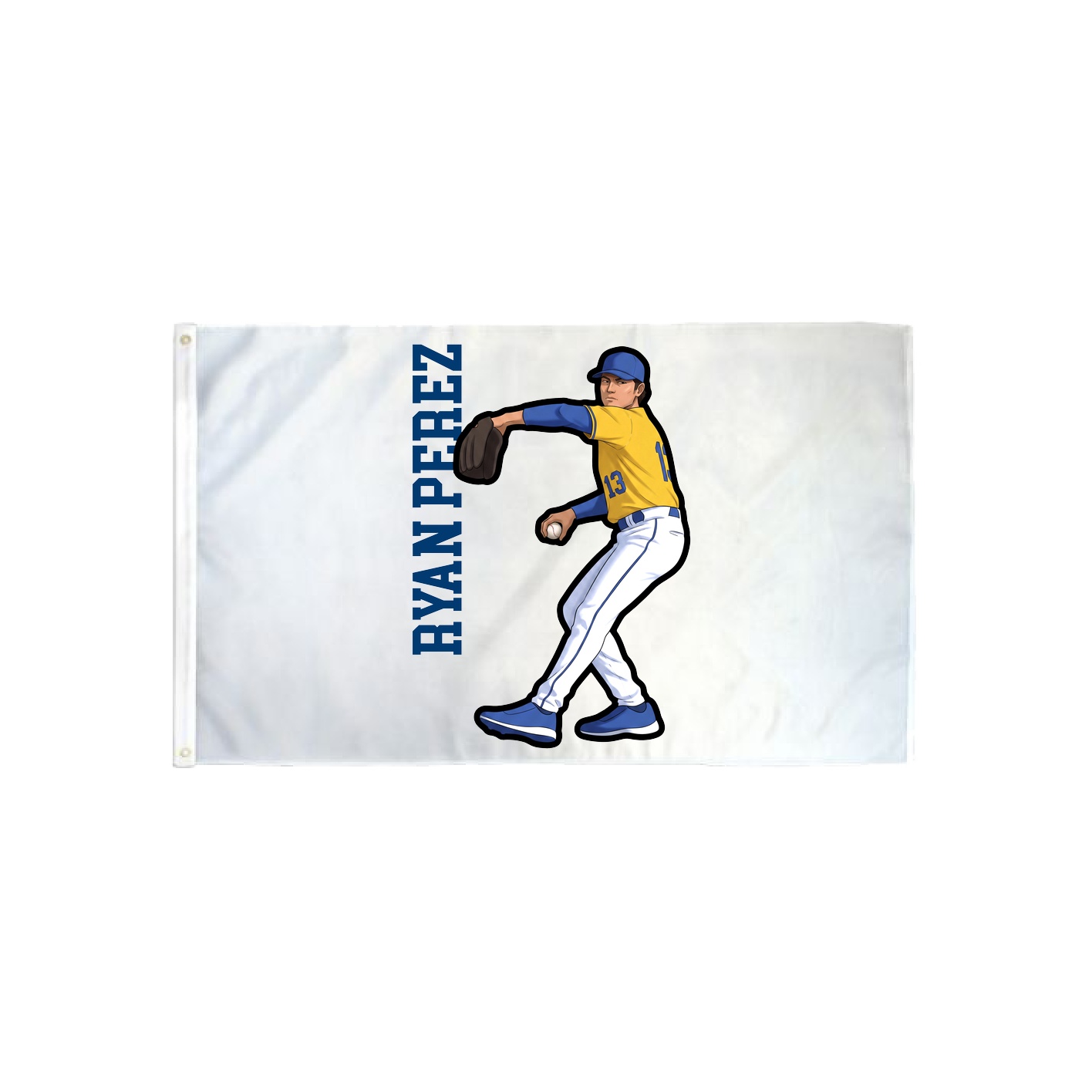 3x5 Flag — Name Vertical in Classic