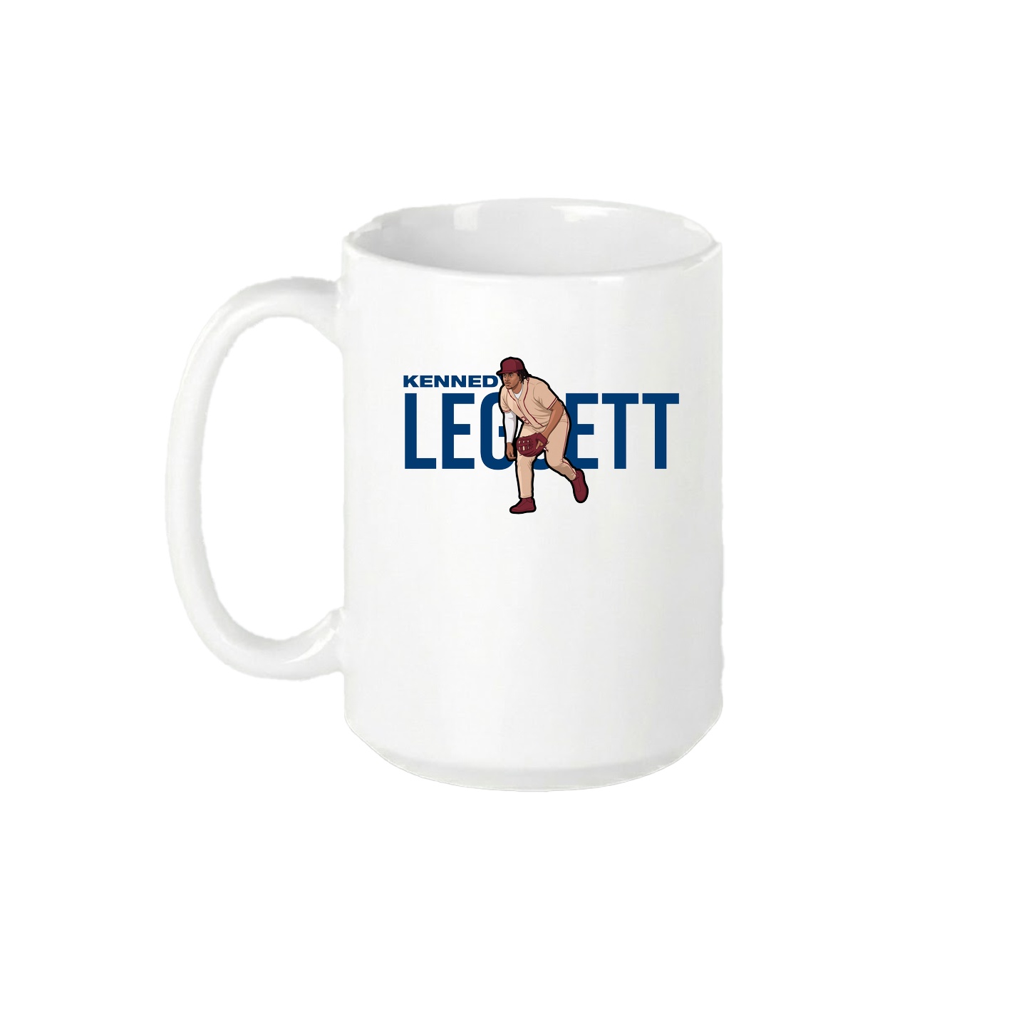 15oz Coffee Mug — Player Name in White