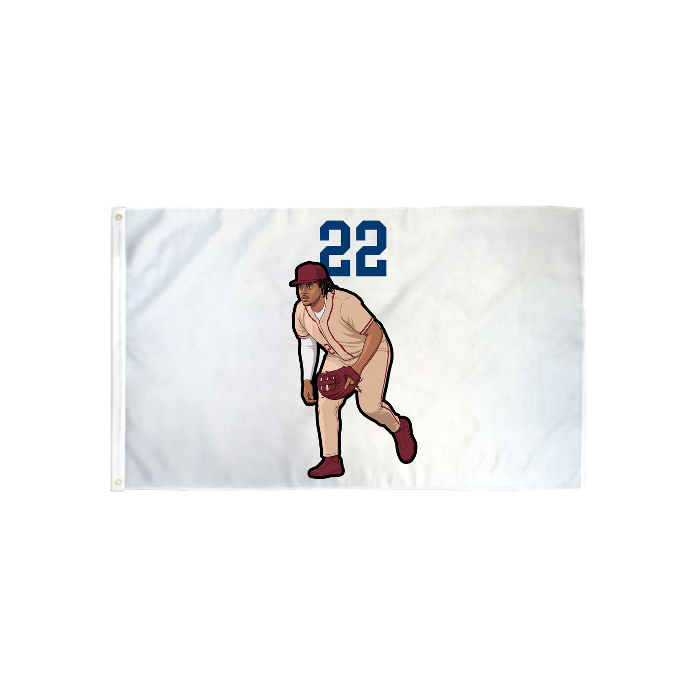 3x5 Flag — Number Top in Classic