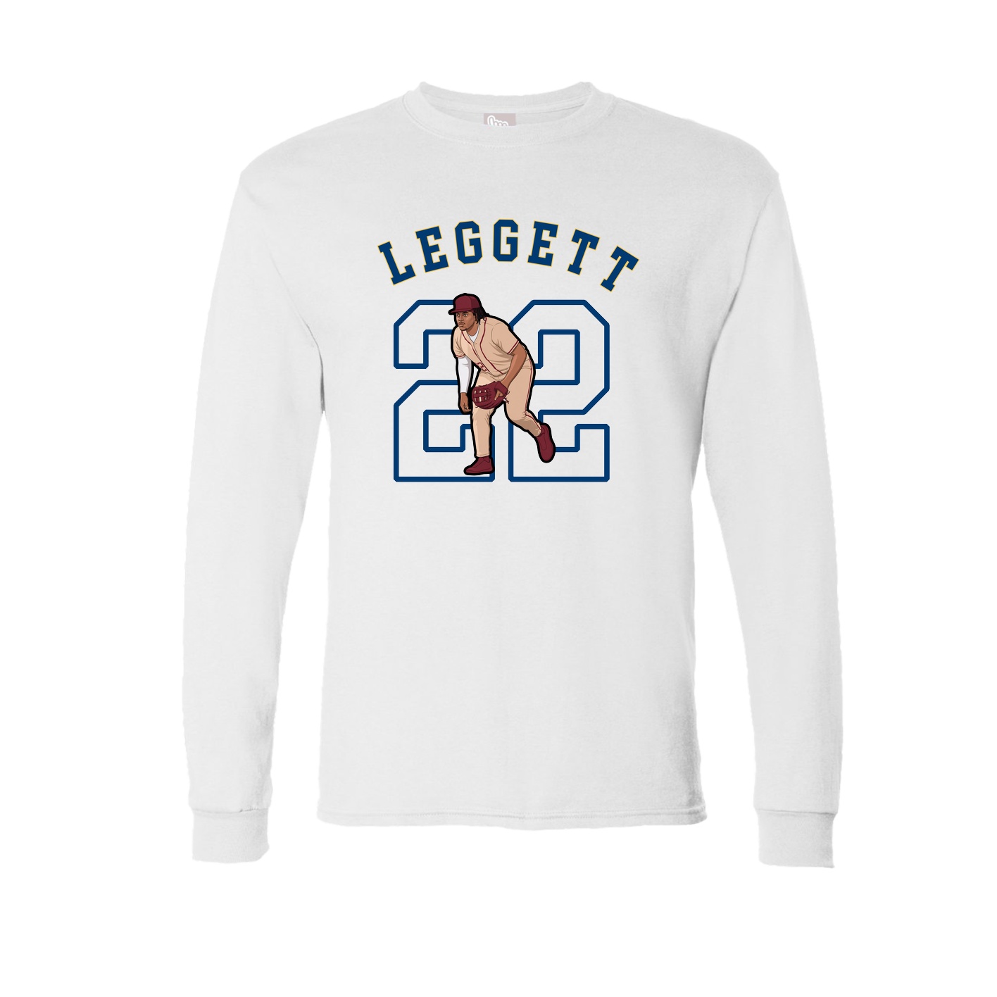 Long Sleeve Tee — Shirsey Arch in White