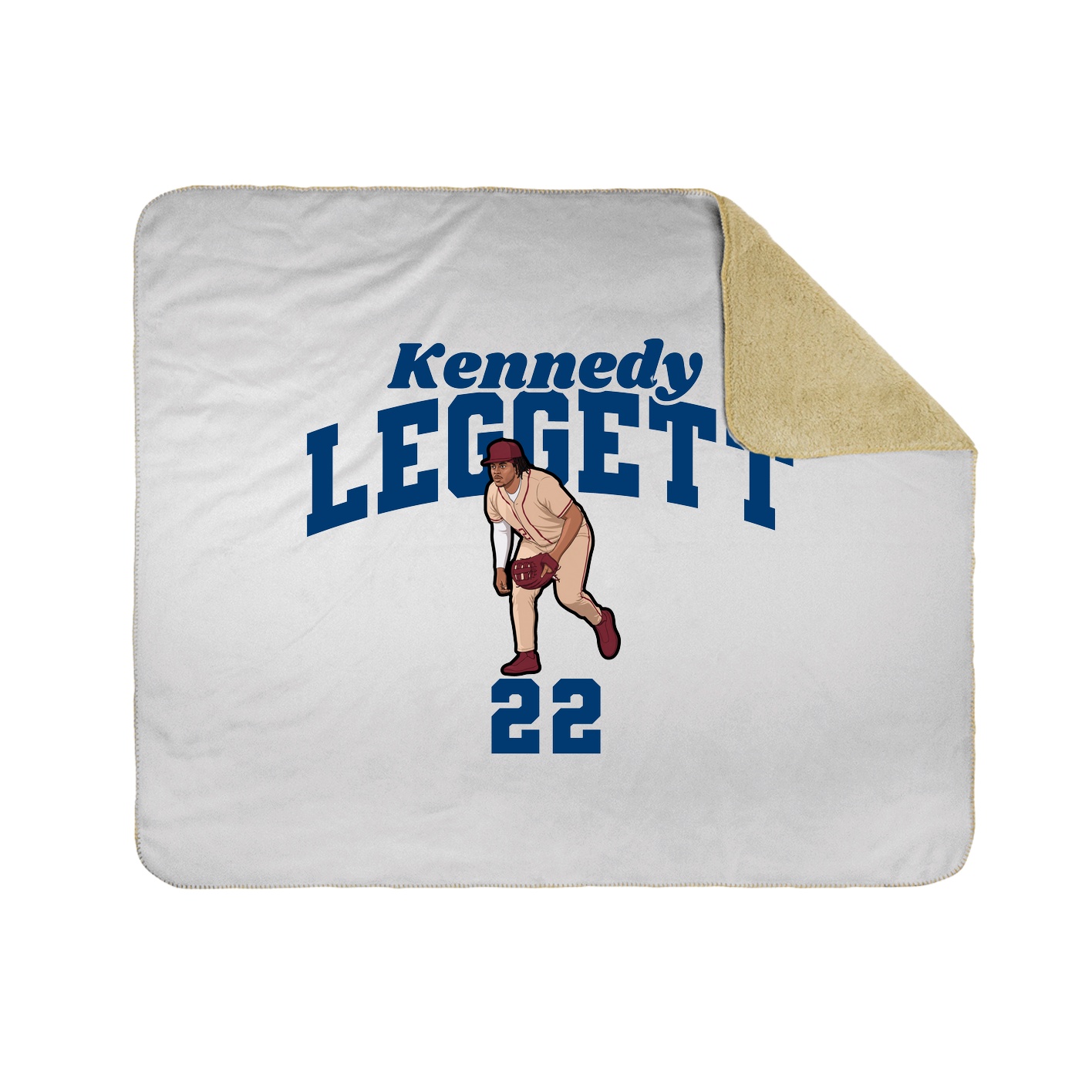 Throw Blanket — Signature Arch in White