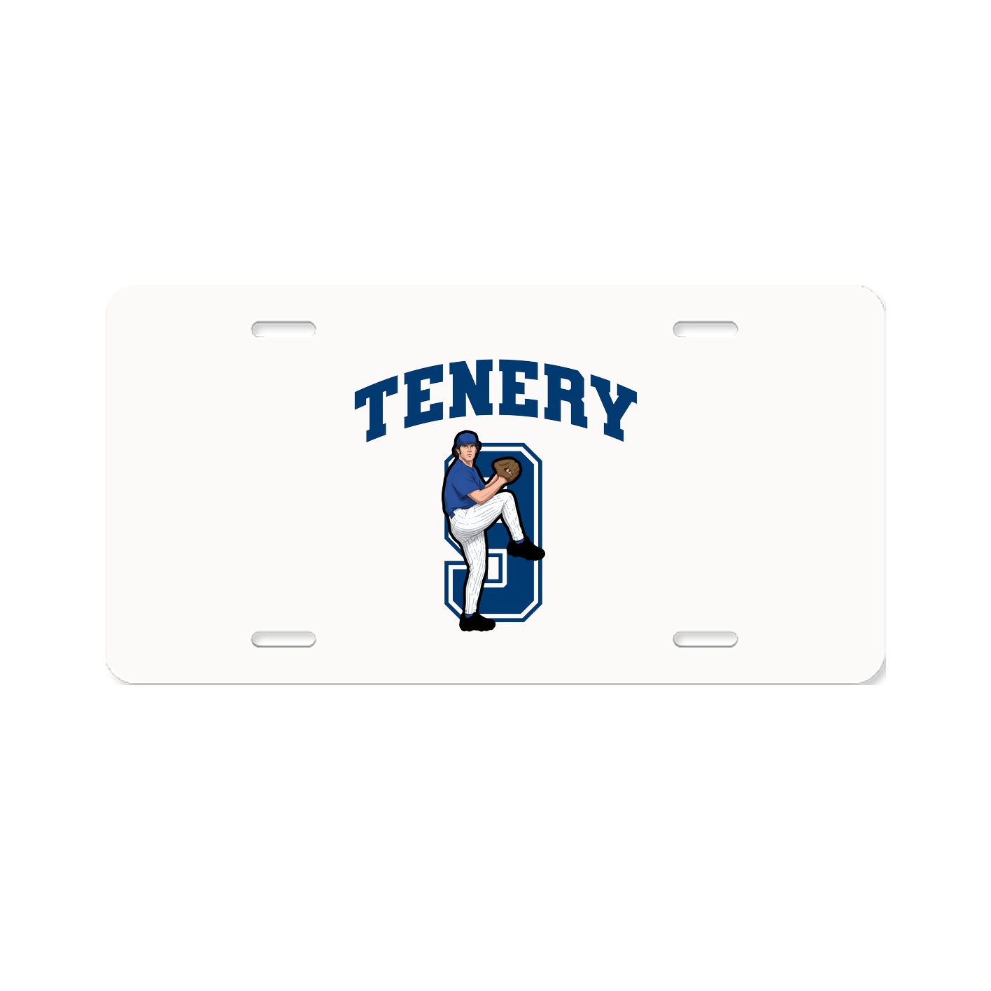 License Plate — Number in Classic