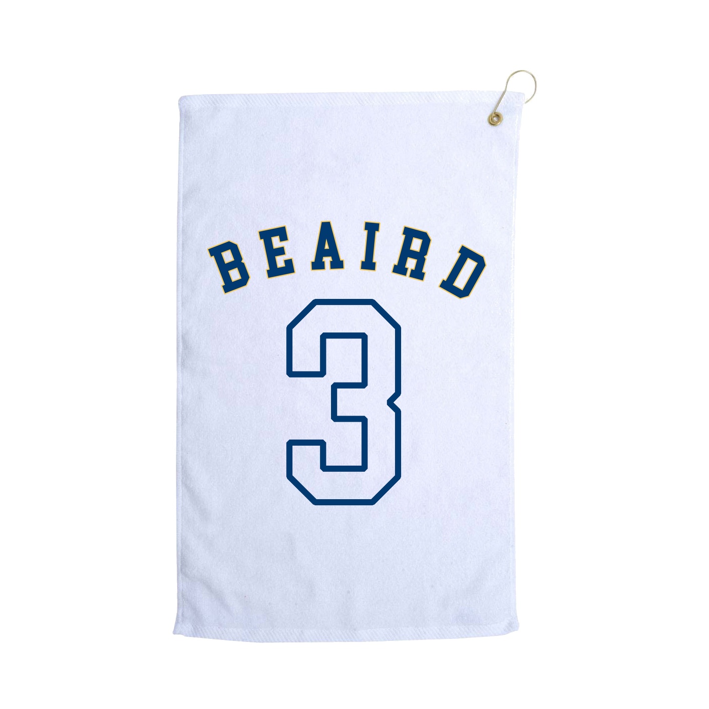Golf Towel — Shirsey Arch in White