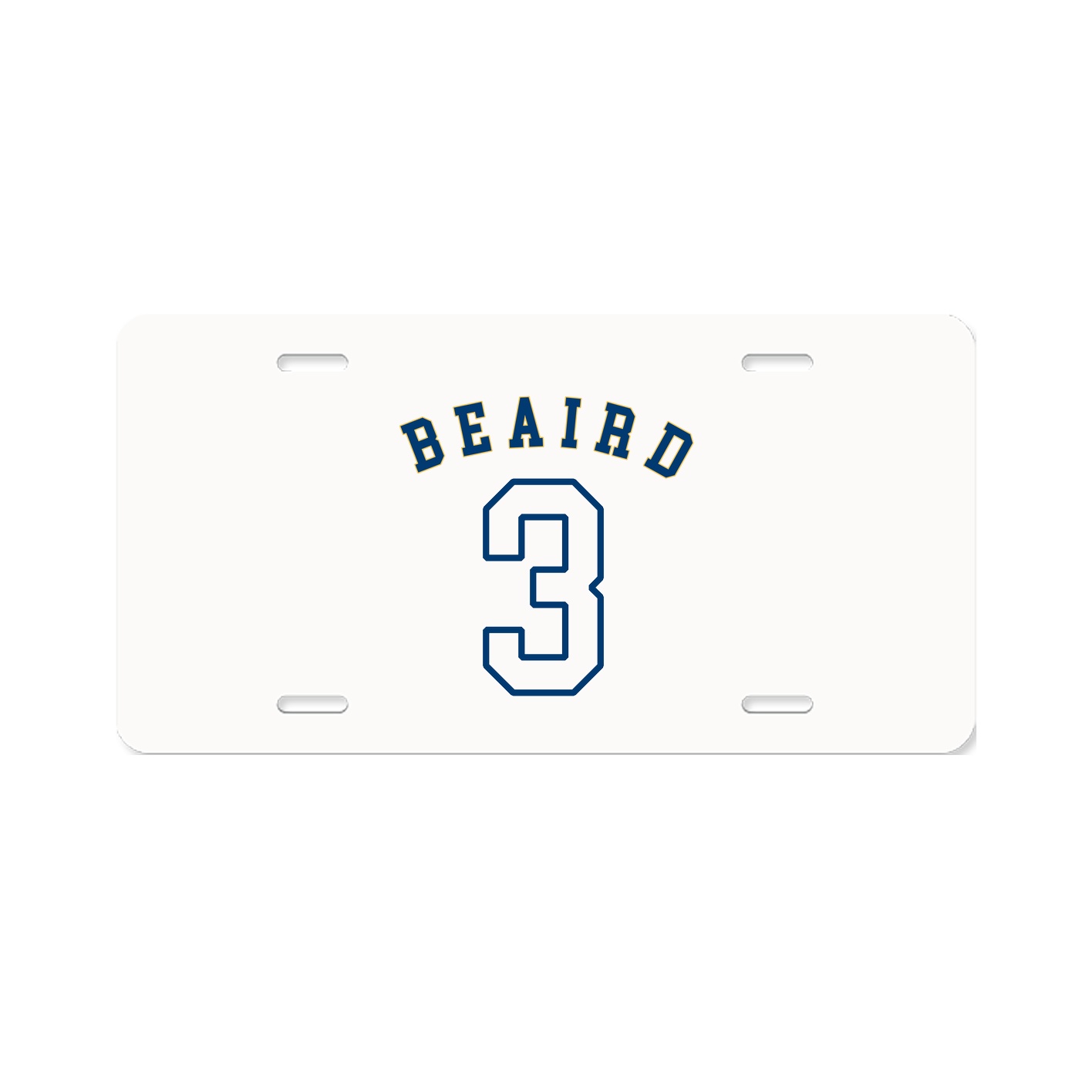 License Plate — Shirsey Arch in Classic