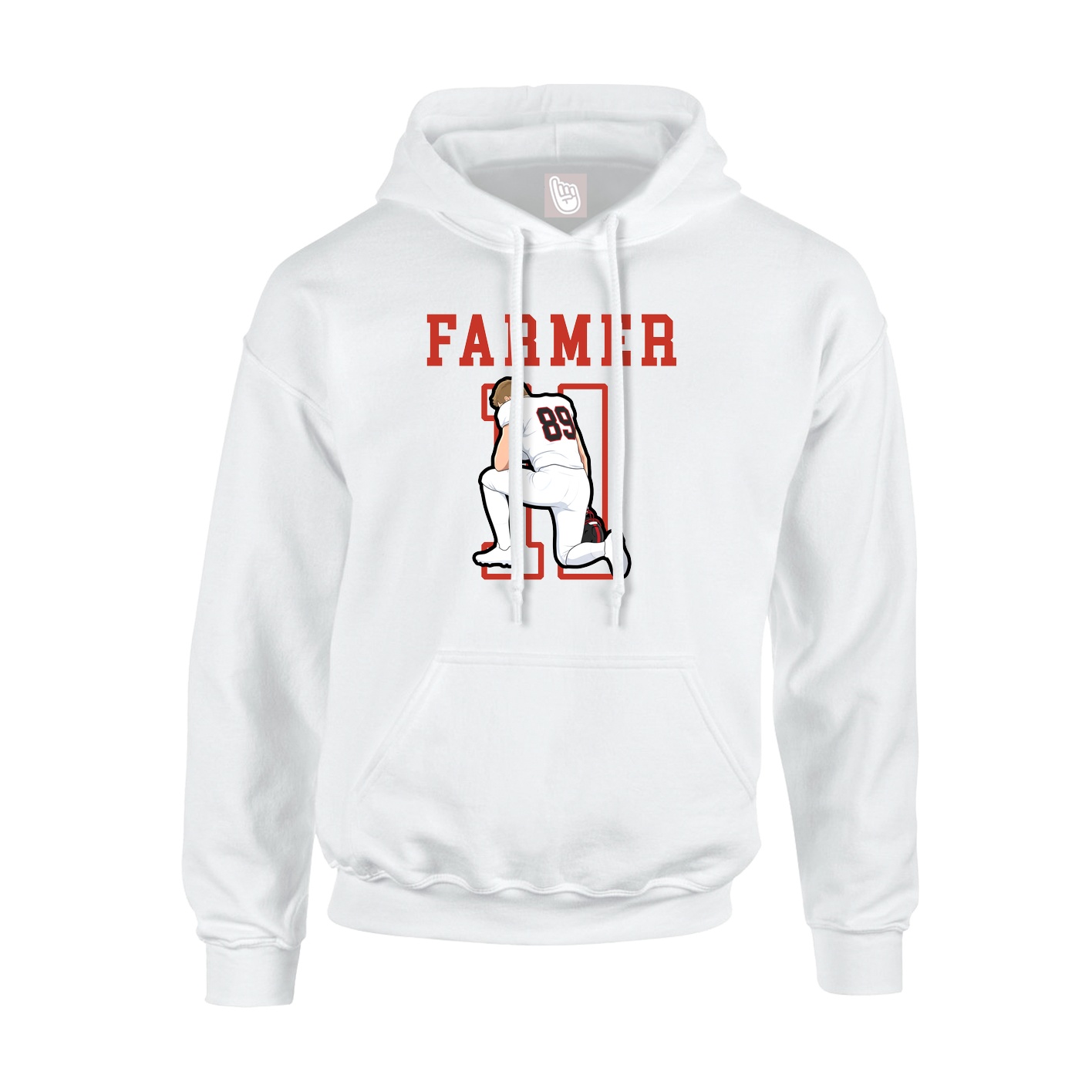 Hoodie — Shirsey in White