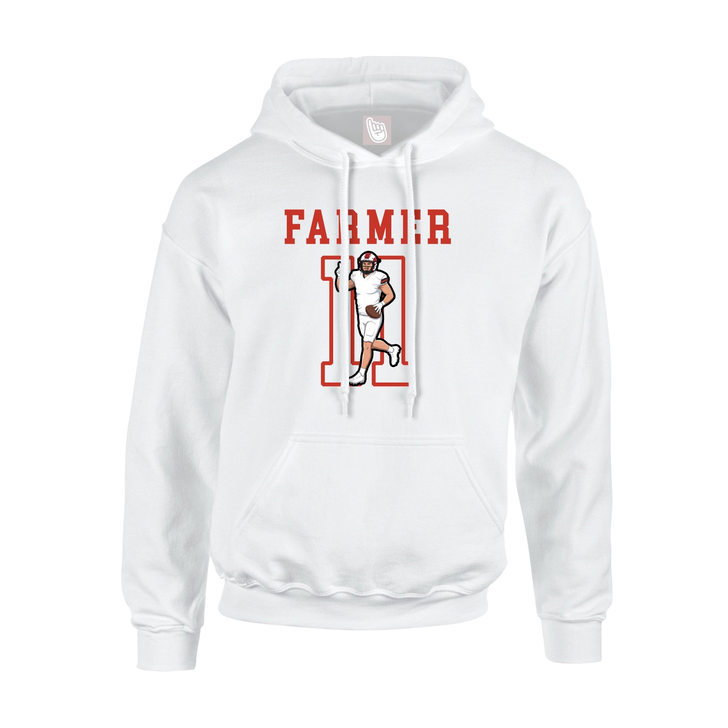 Hoodie — Shirsey in White