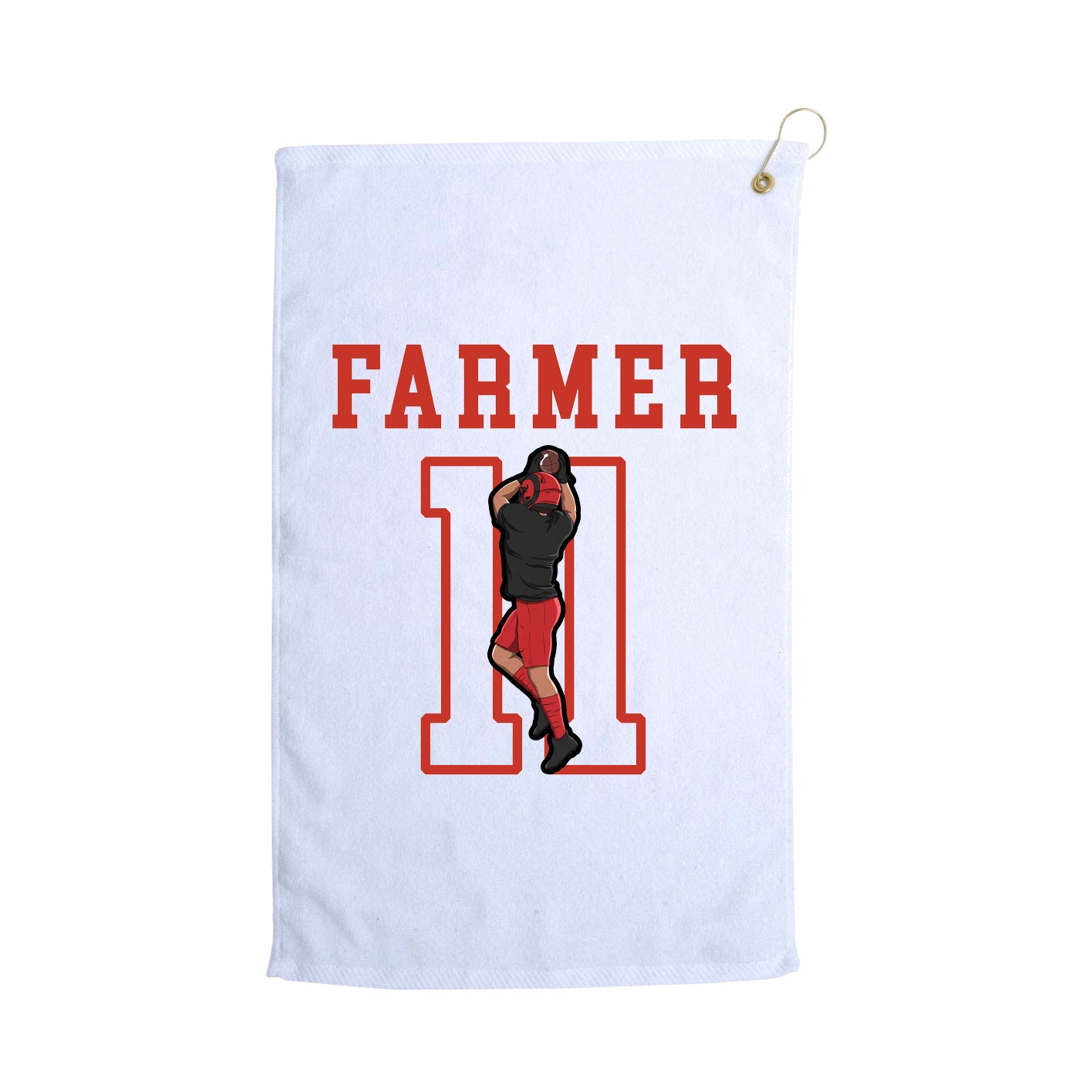 Golf Towel — Shirsey in White