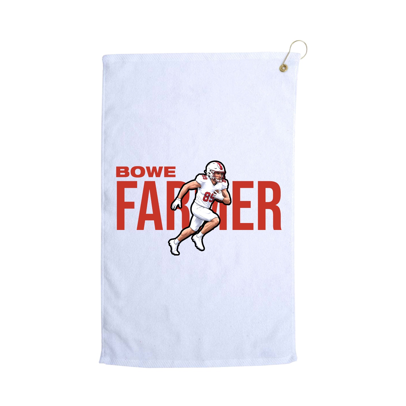Golf Towel — Player Name in White